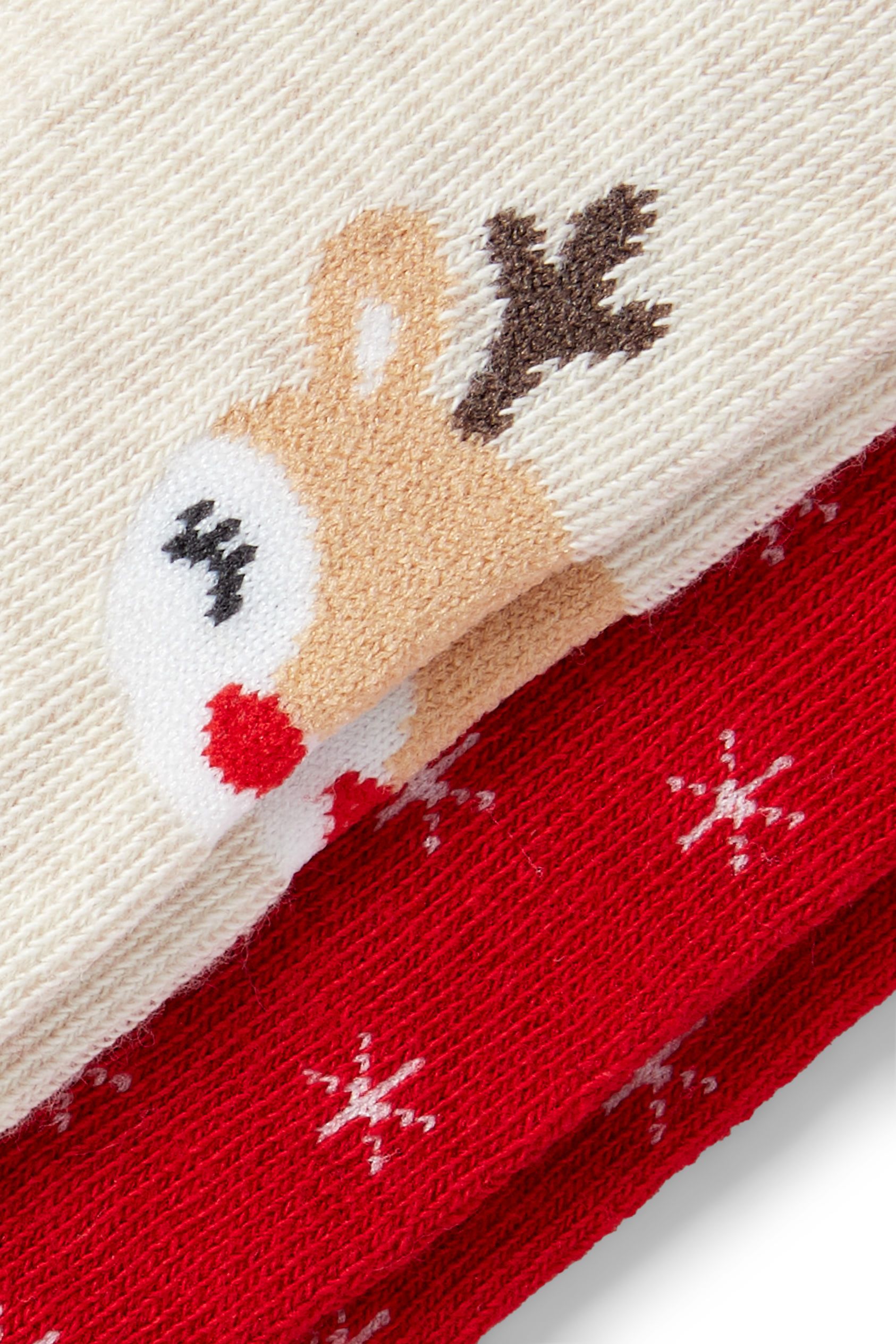 Multipack of 2 - Rudolf - baby Christmas tights