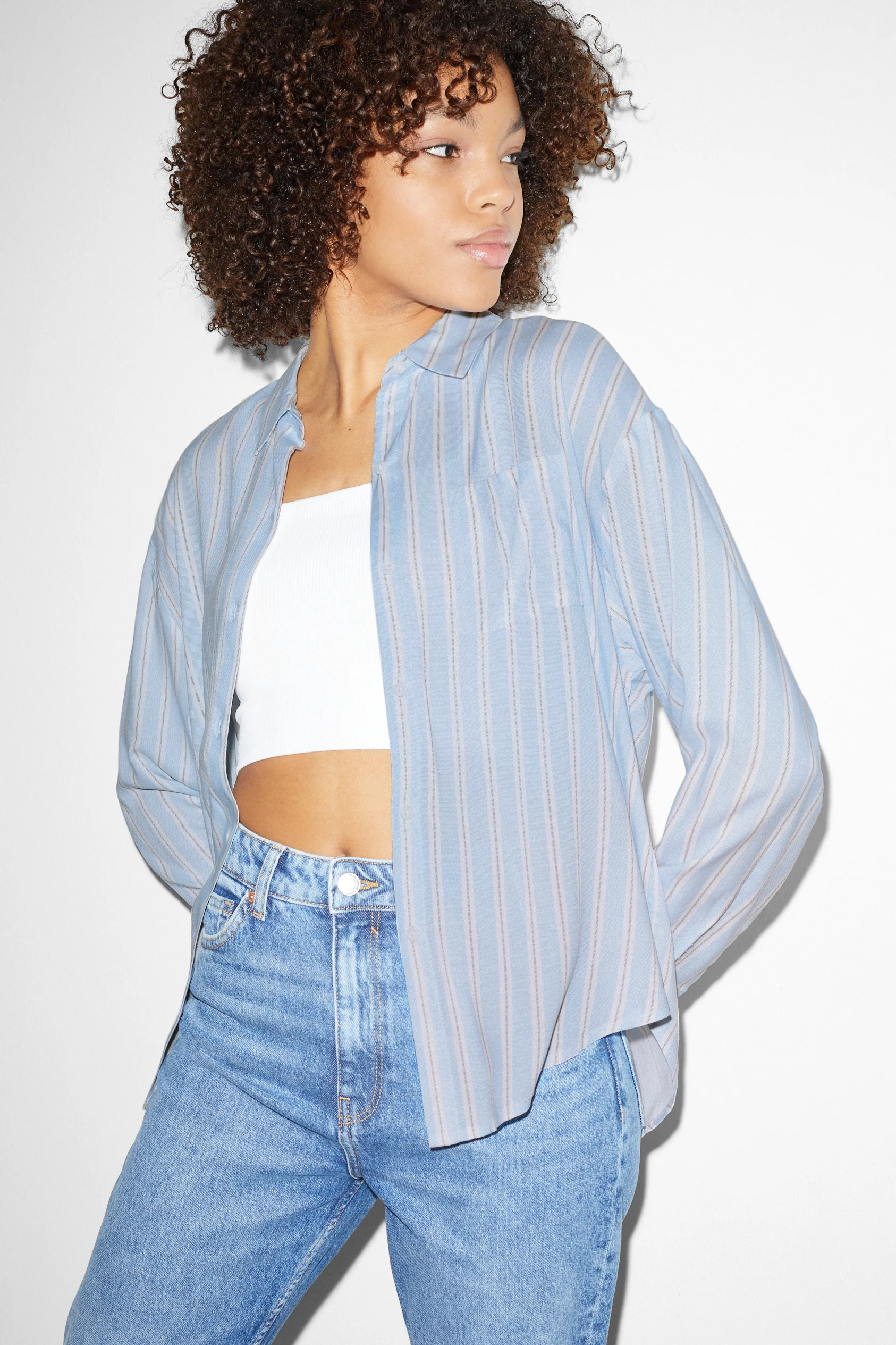 CLOCKHOUSE - blouse - striped