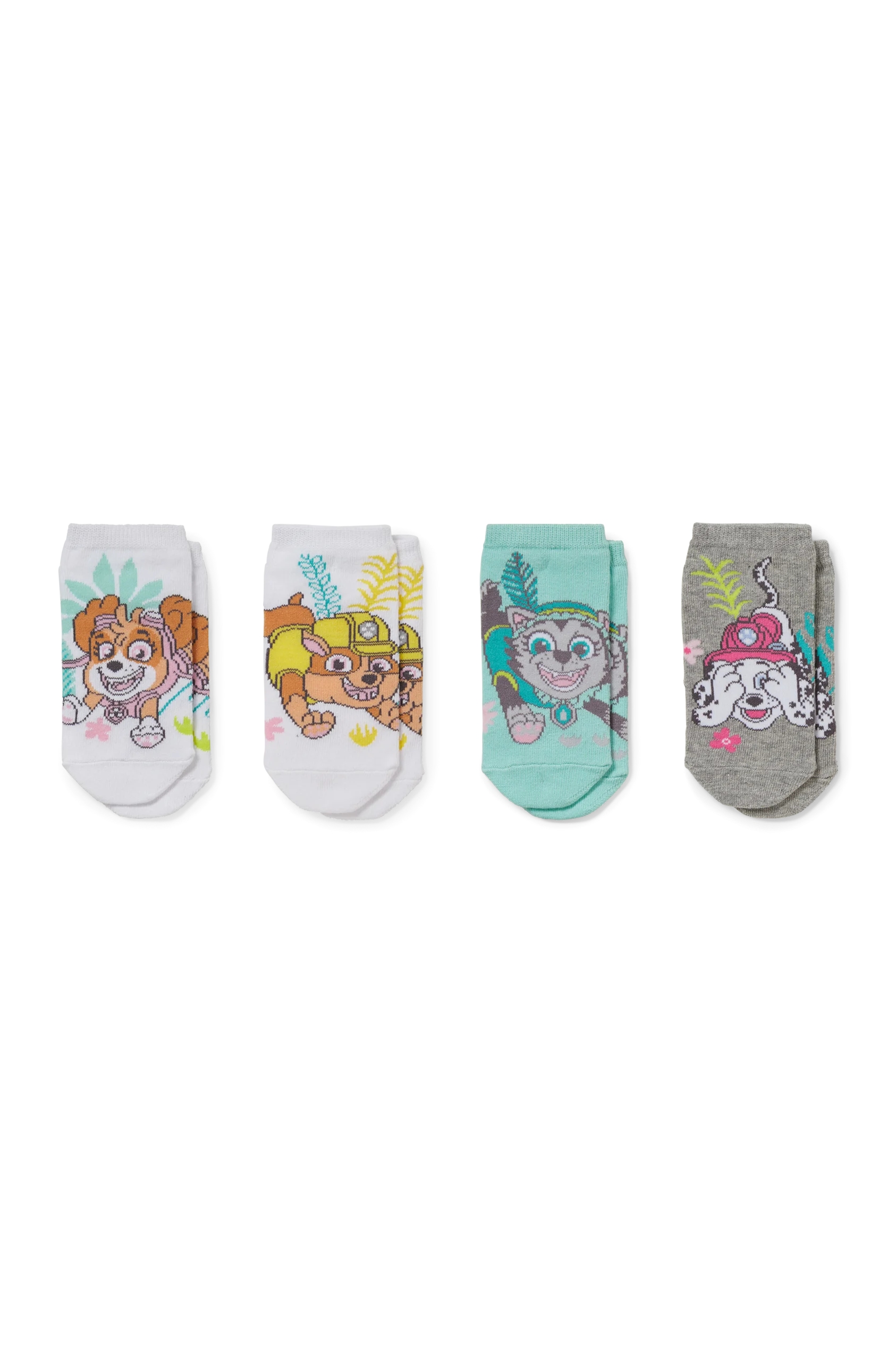 Multipack of 4 - PAW Patrol - trainer socks with motif