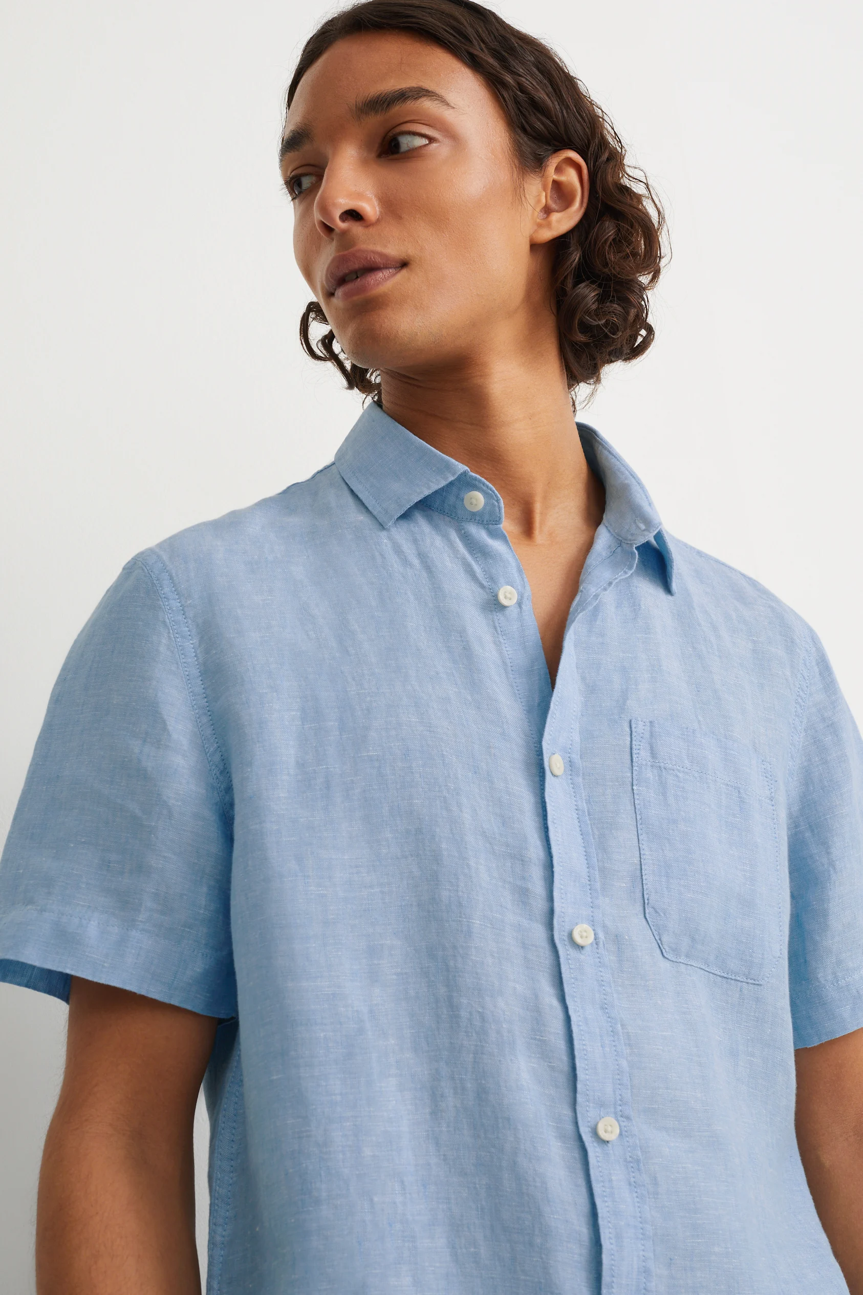 Linen shirt - regular fit - Kent