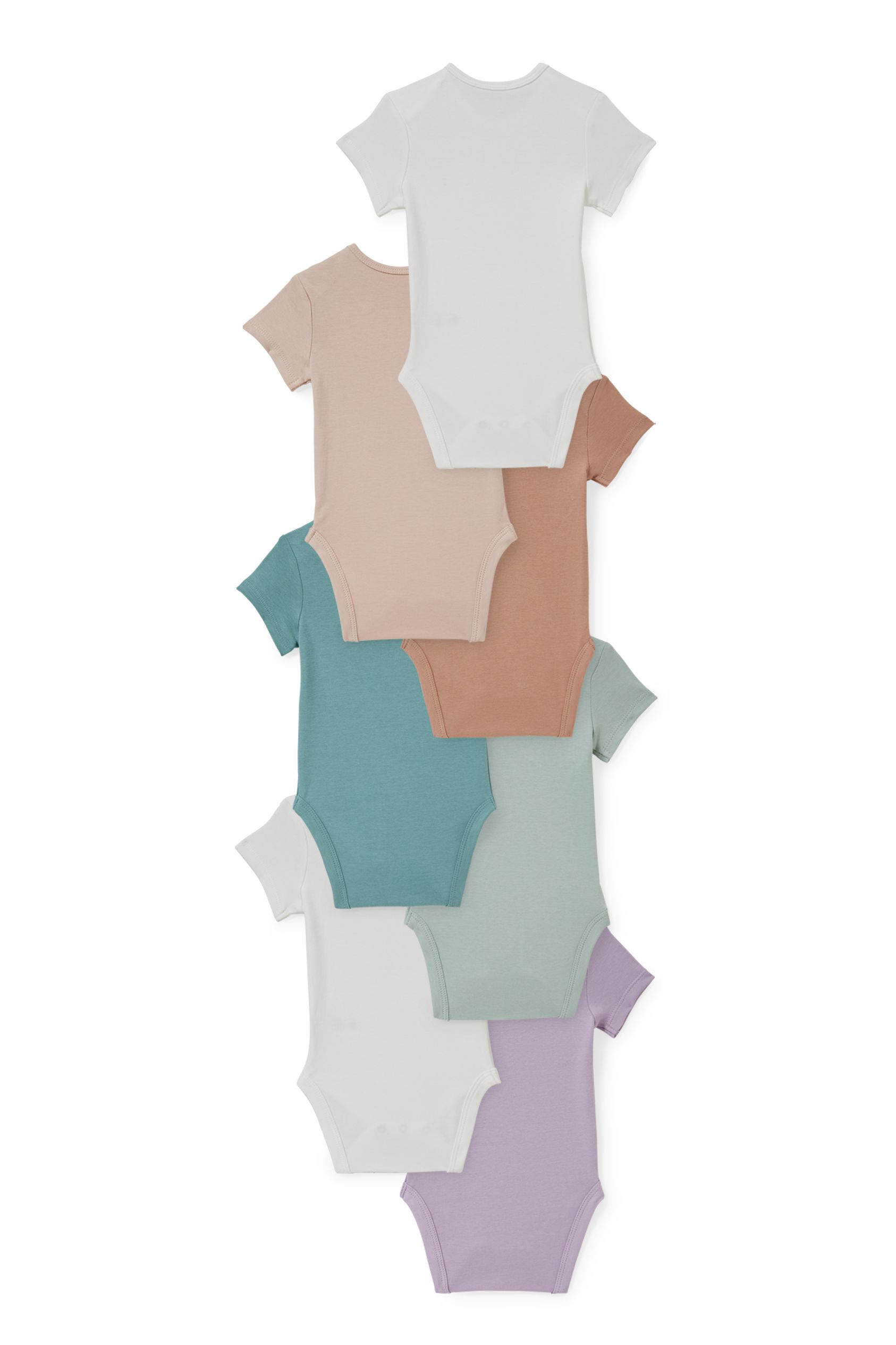 Multipack of 7 - baby bodysuit
