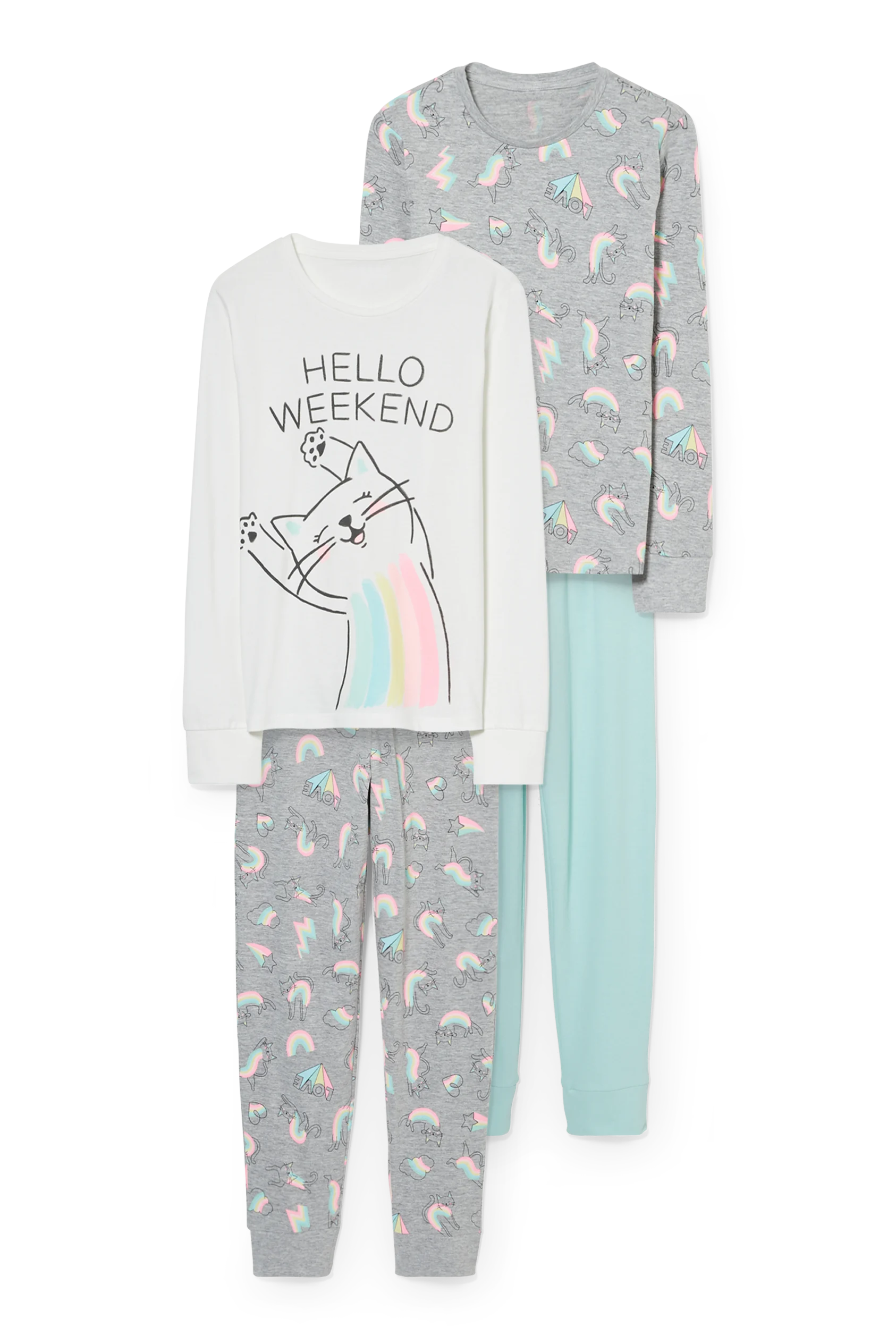 Multipack of 2 - pyjamas - 4 piece
