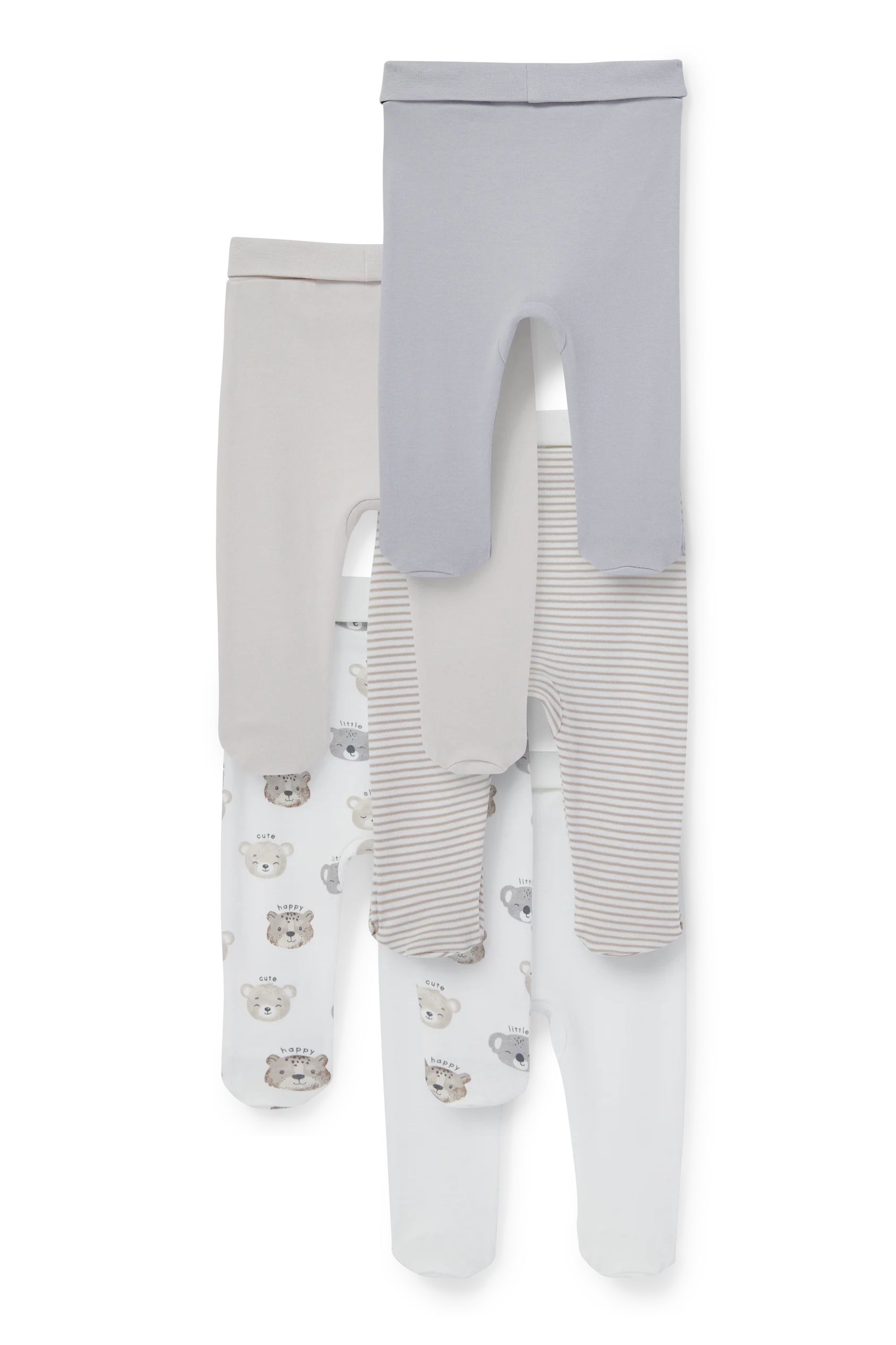 Multipack of 5 - animals - newborn trousers