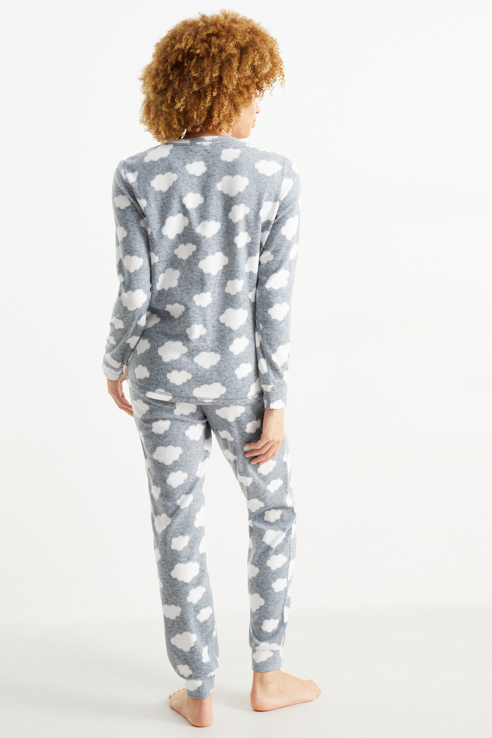 Fleece pyjamas - patterned
