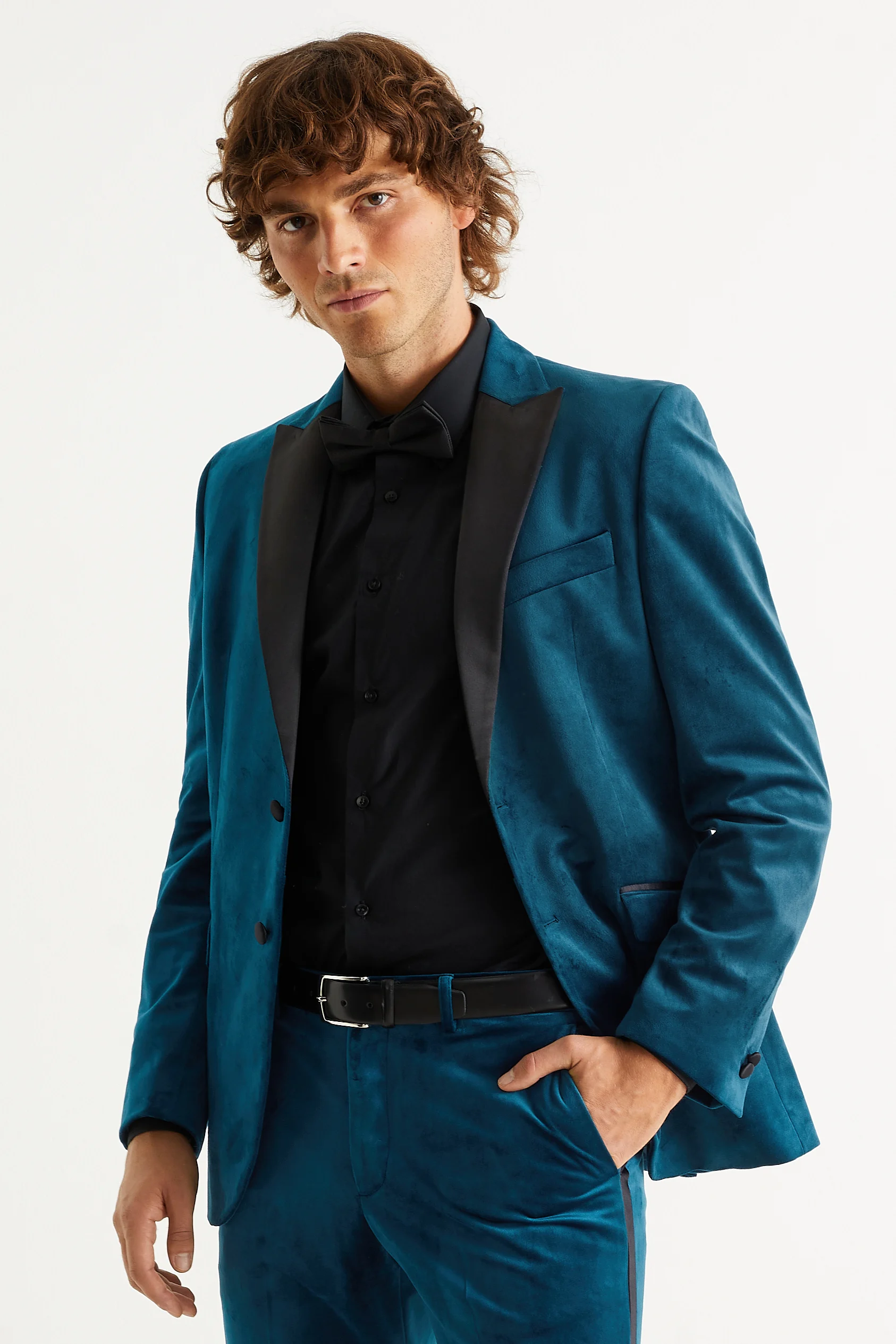 Velvet tailored jacket - slim fit
