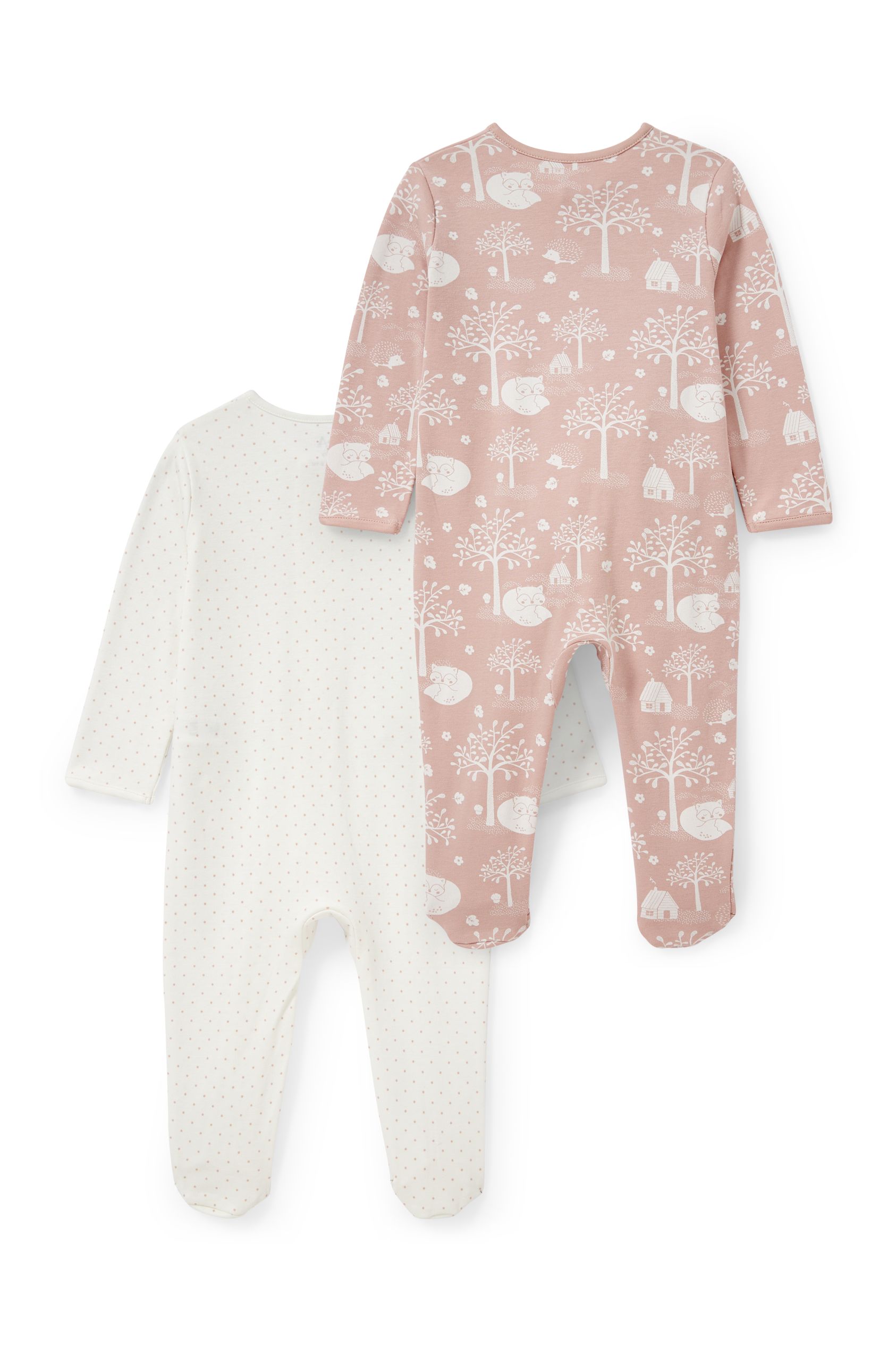 Multipack of 2 - baby sleepsuit