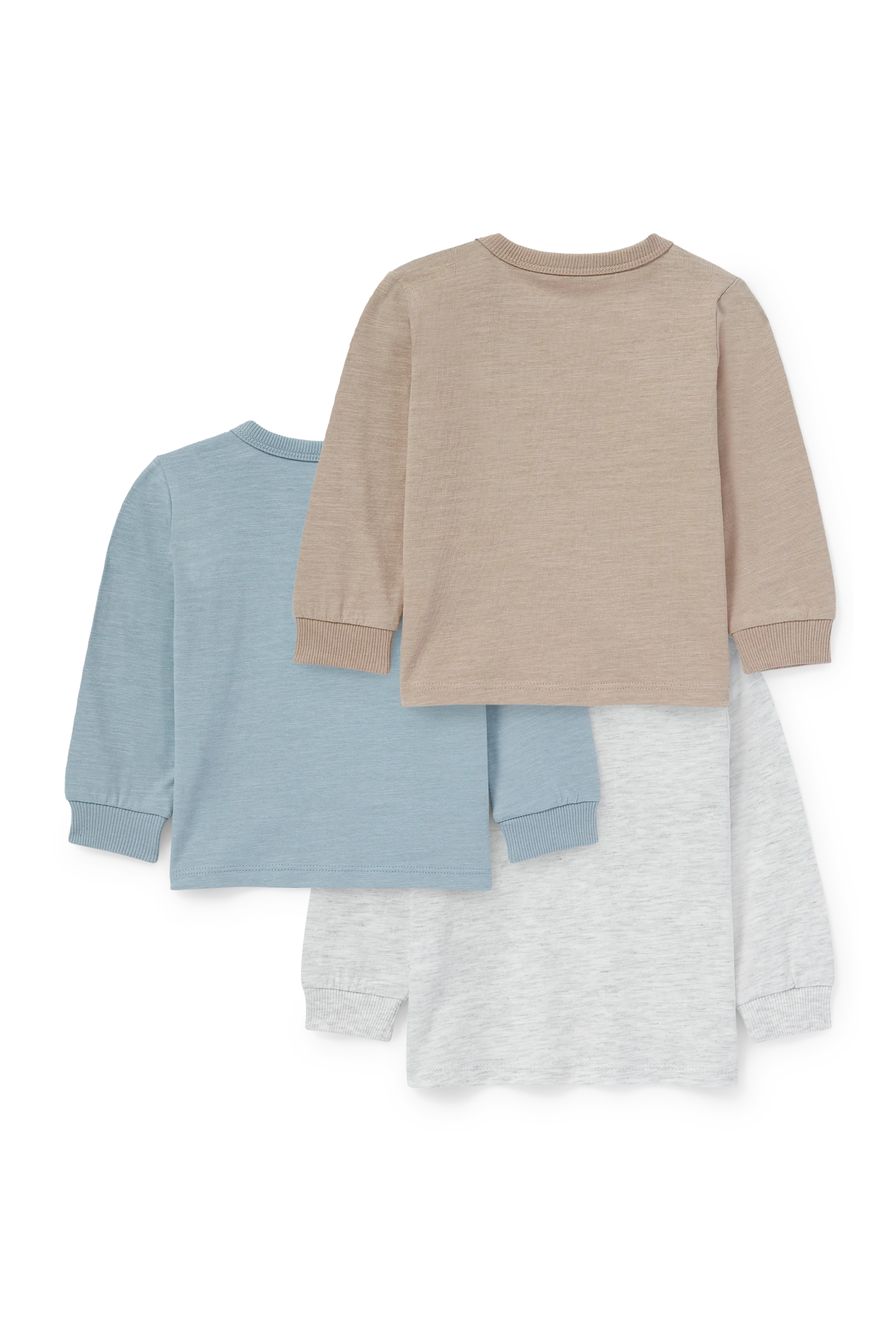 Multipack of 3 - baby long sleeve top