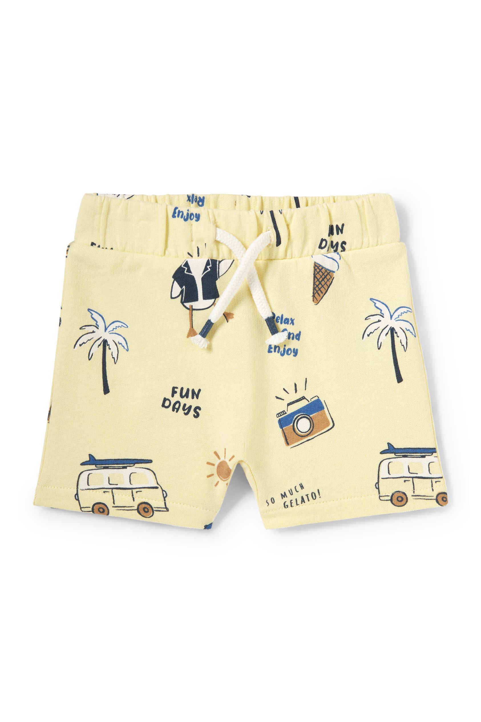 Sweat shorts - patterned