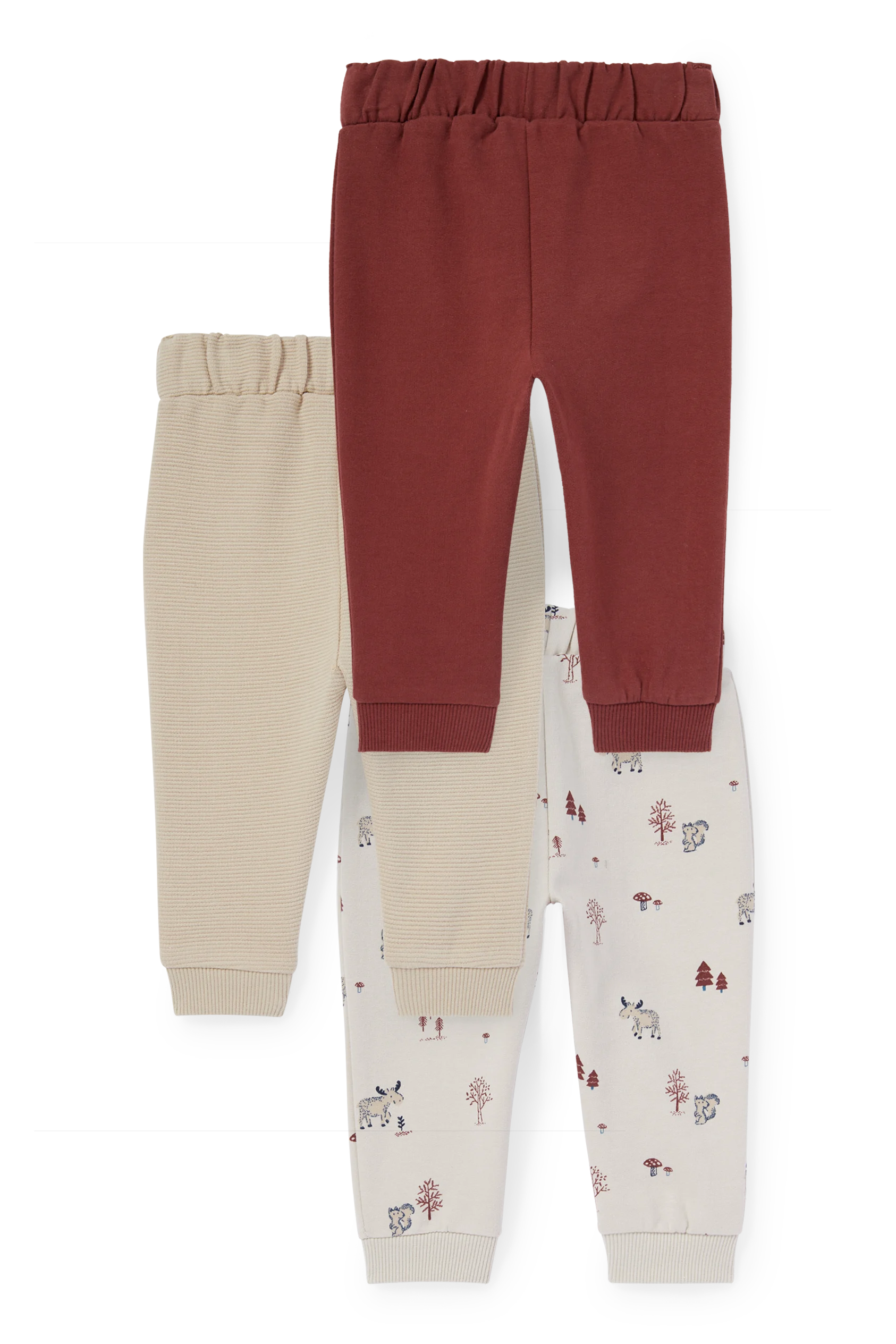 Multipack of 3 - woodland animals - baby joggers