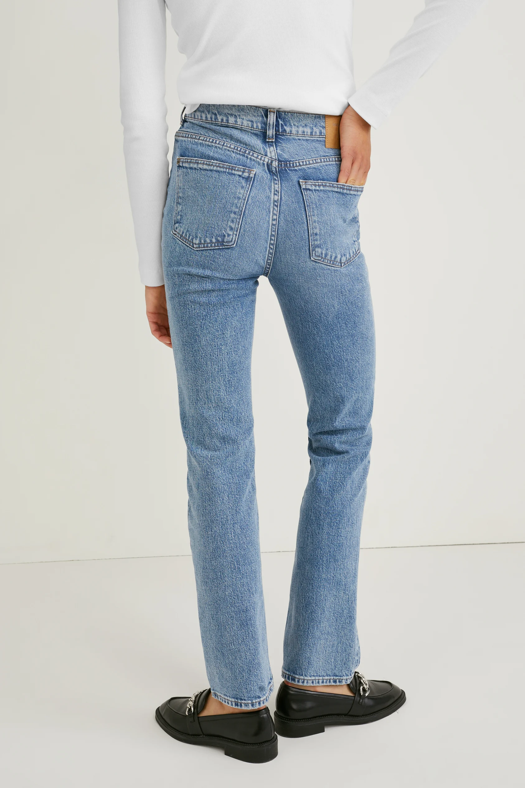 Straight jeans - high waist