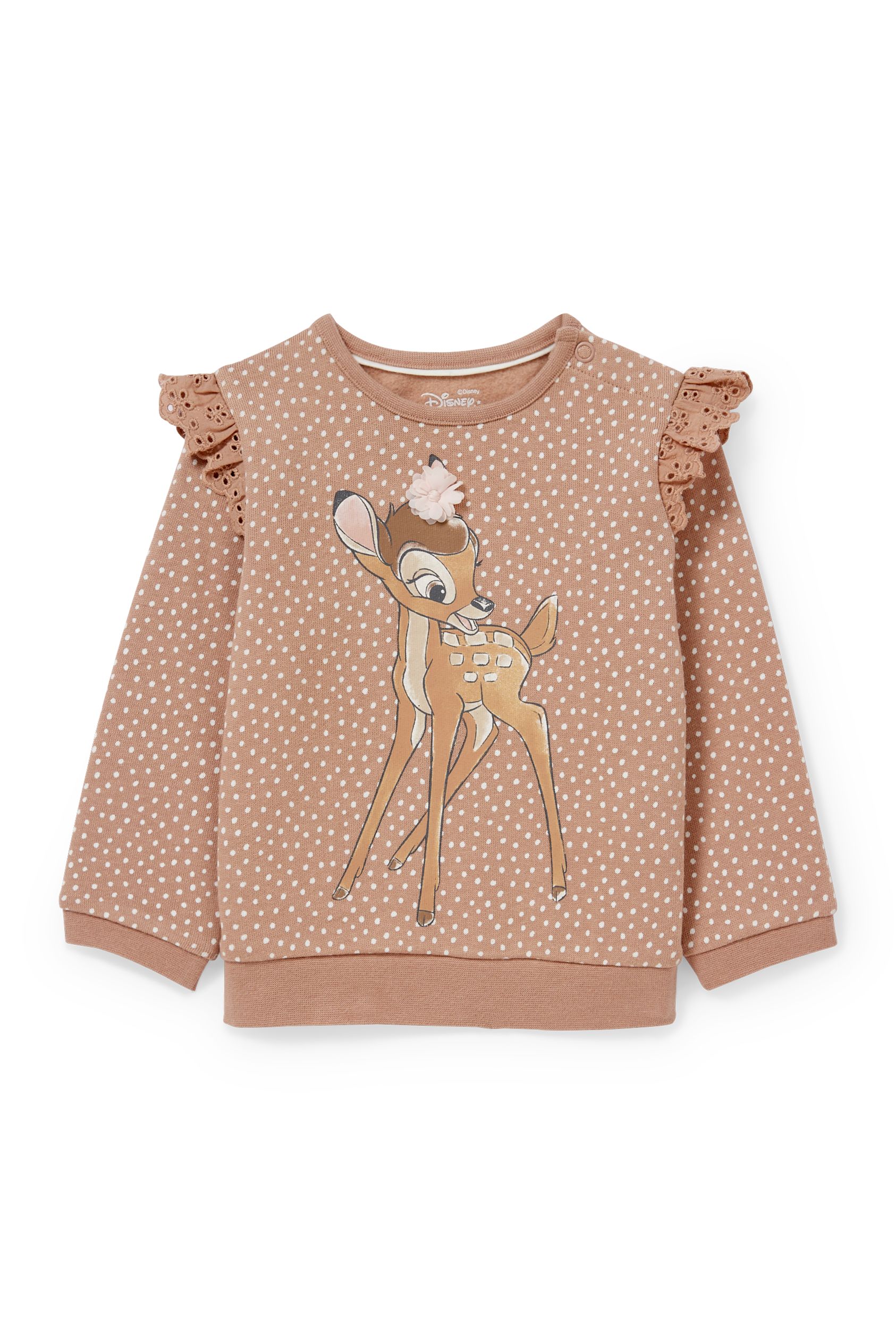 Bambi - baby sweatshirt - polka dot