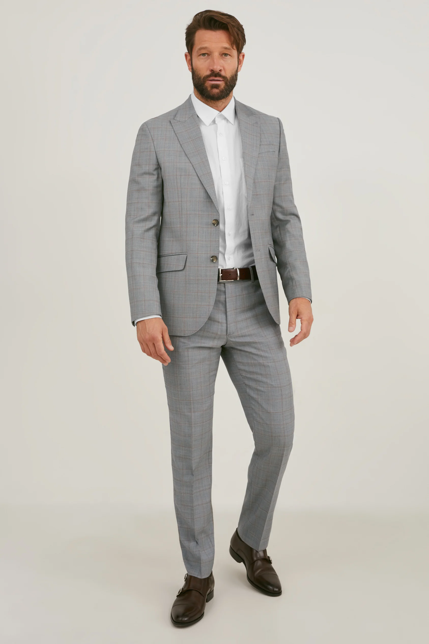 Mix-and-match new wool trousers - regular fit - check