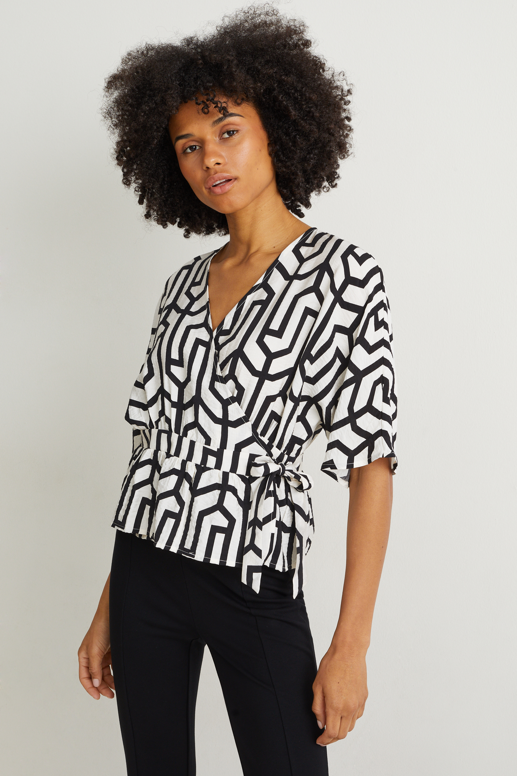 Blouse - patterned