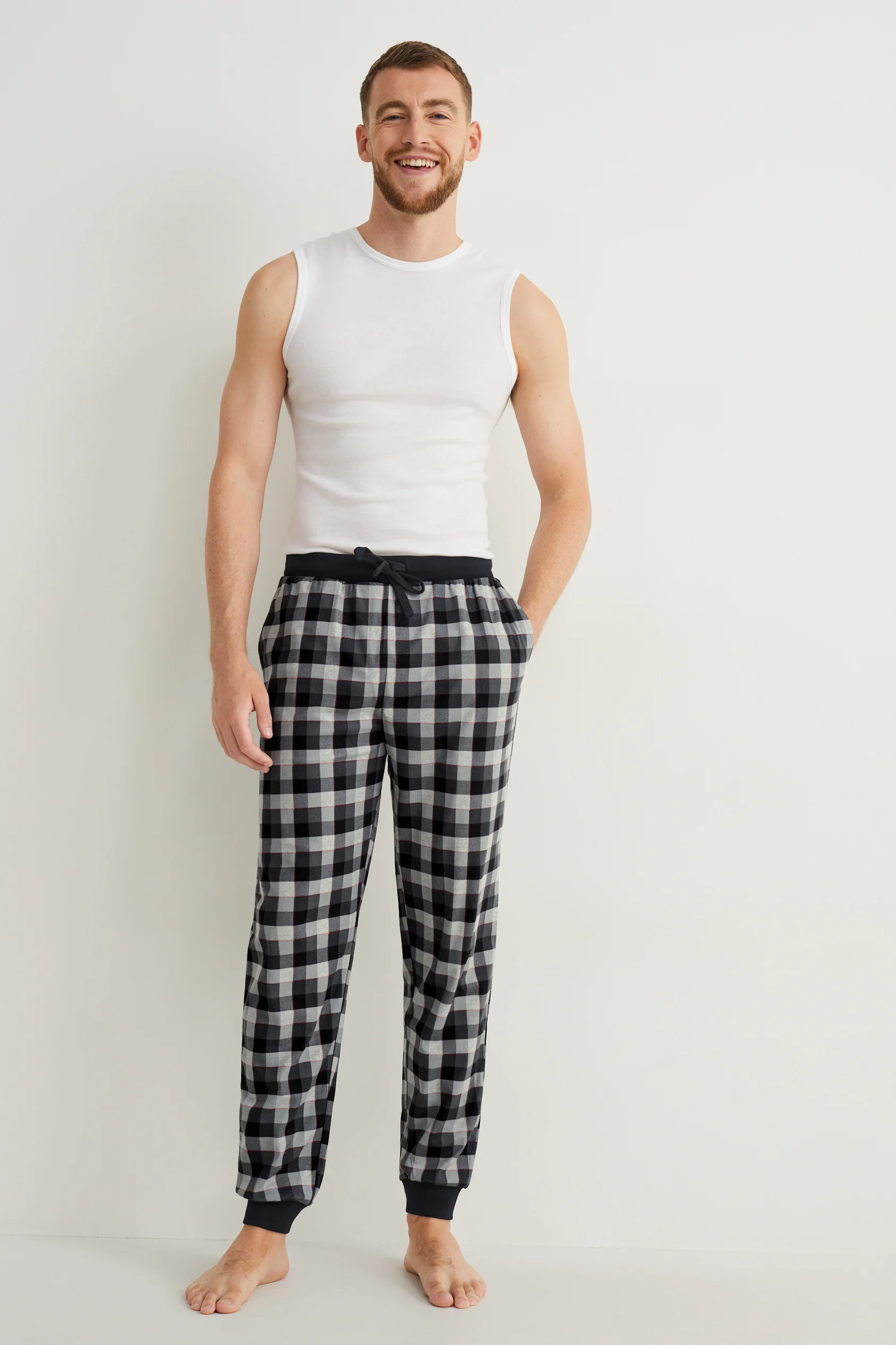 Flannel pyjama bottoms