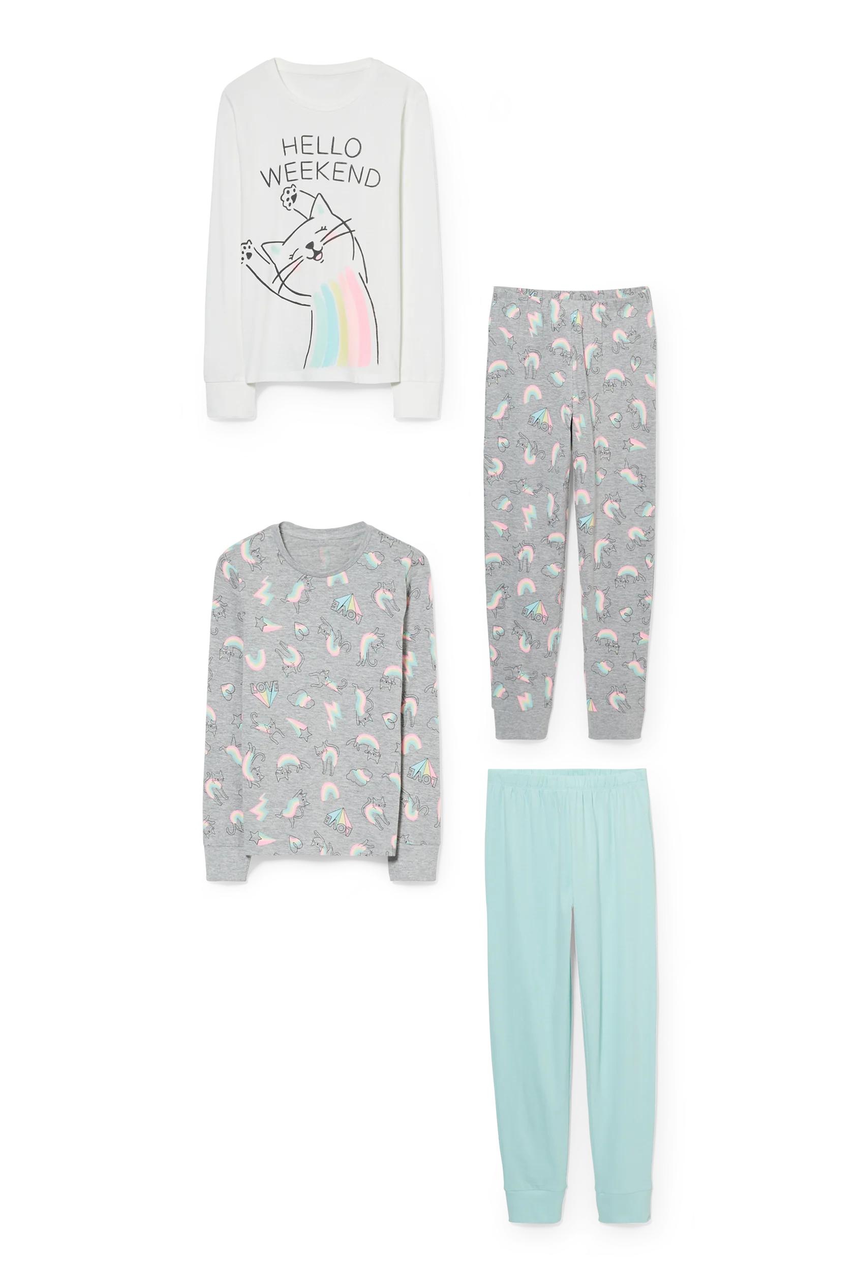 Multipack of 2 - pyjamas - 4 piece