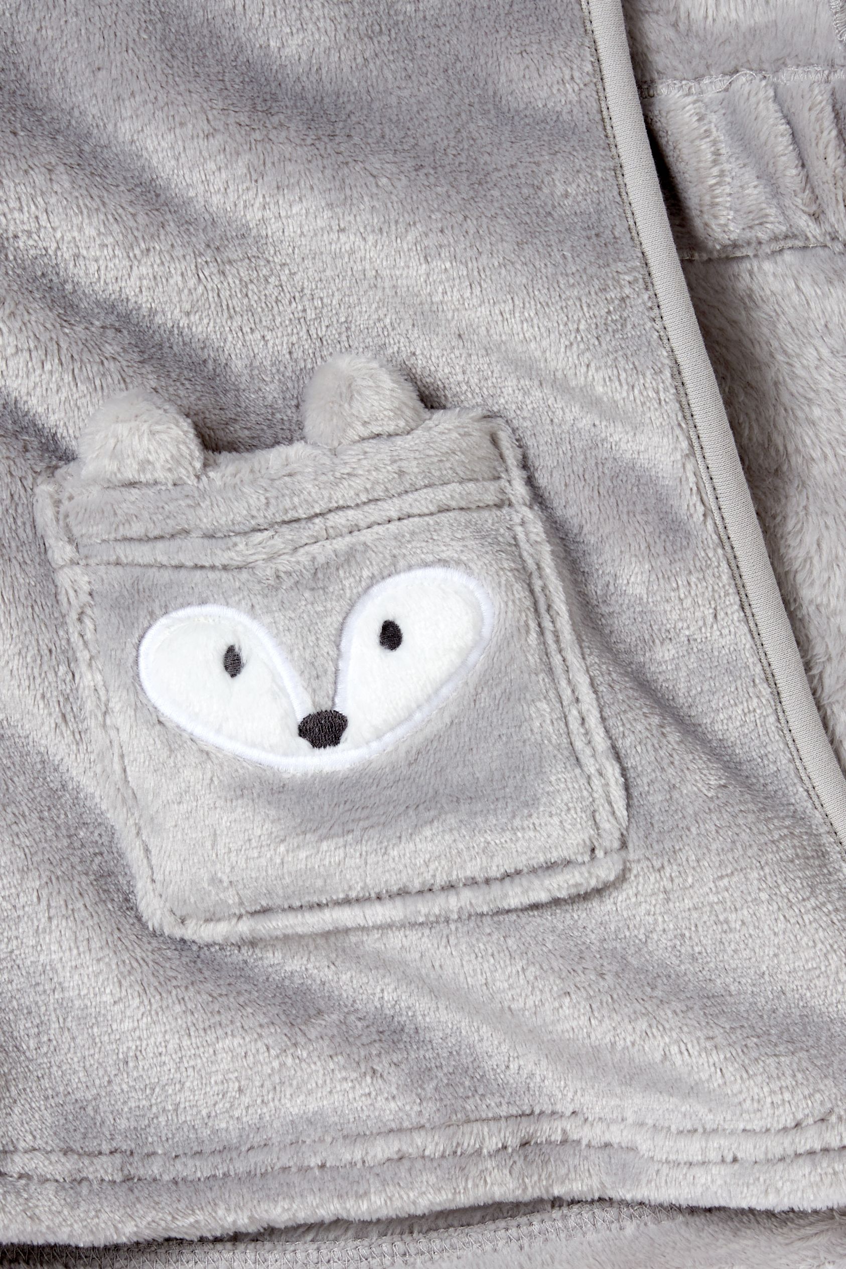 Baby bathrobe with hood