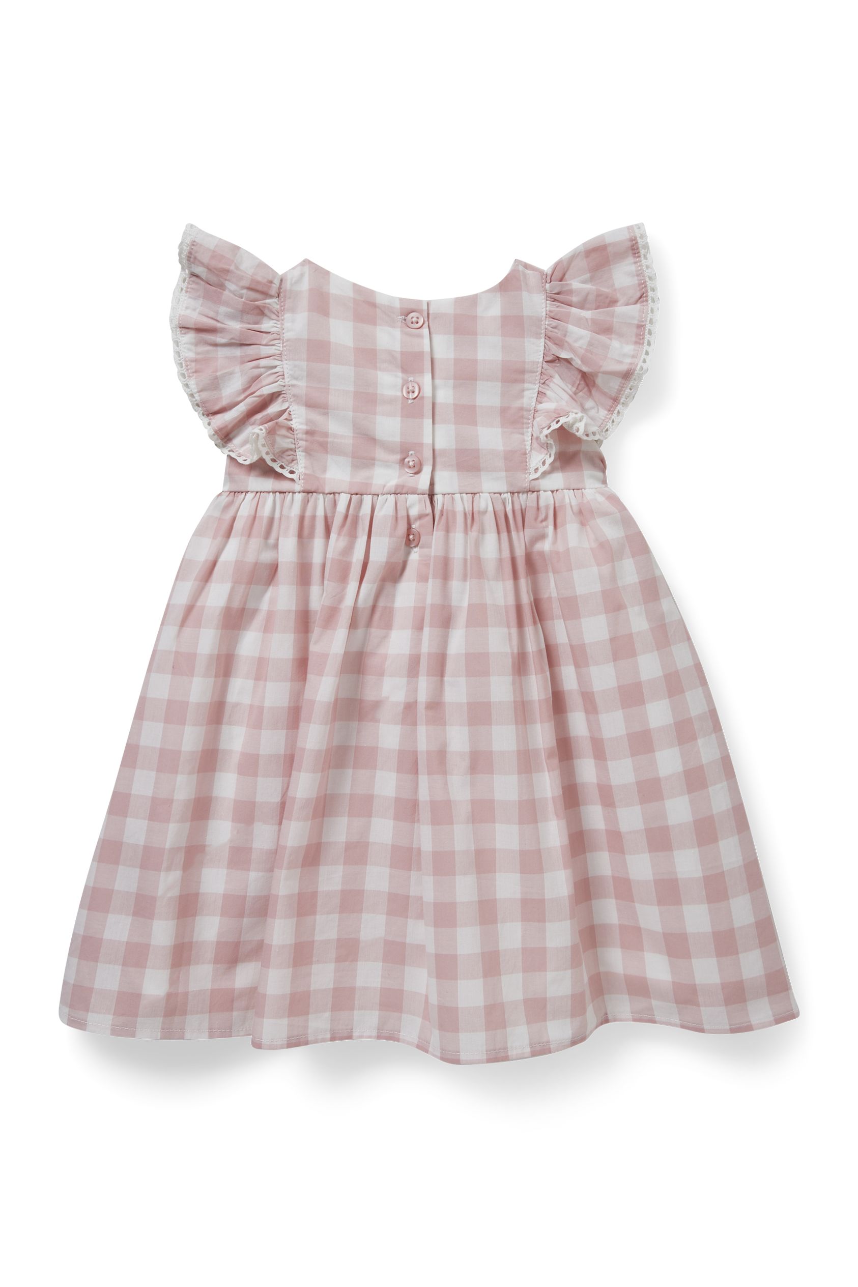 Baby dress - check