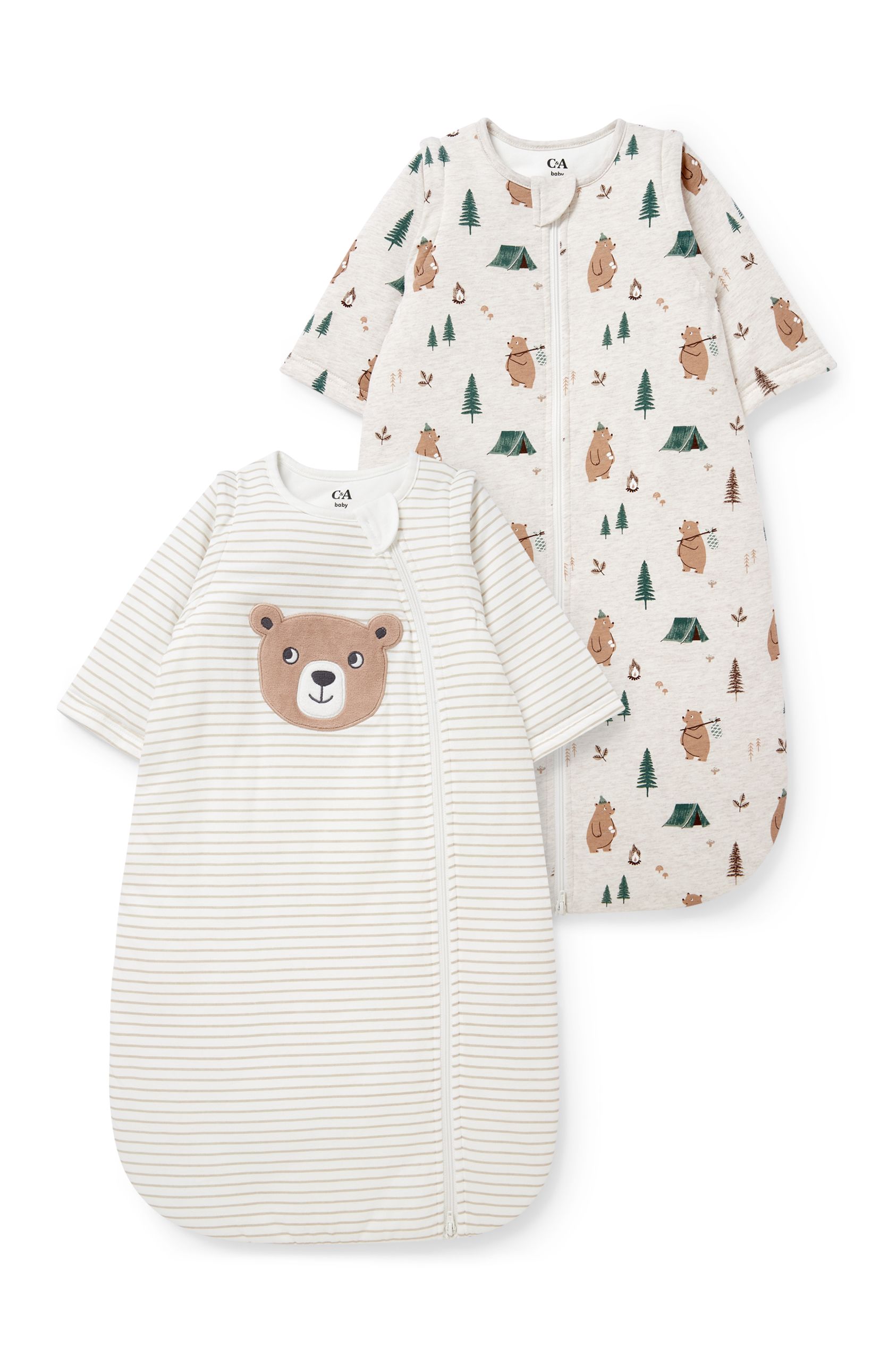 Multipack of 2 - baby sleeping bag - 6-18 months