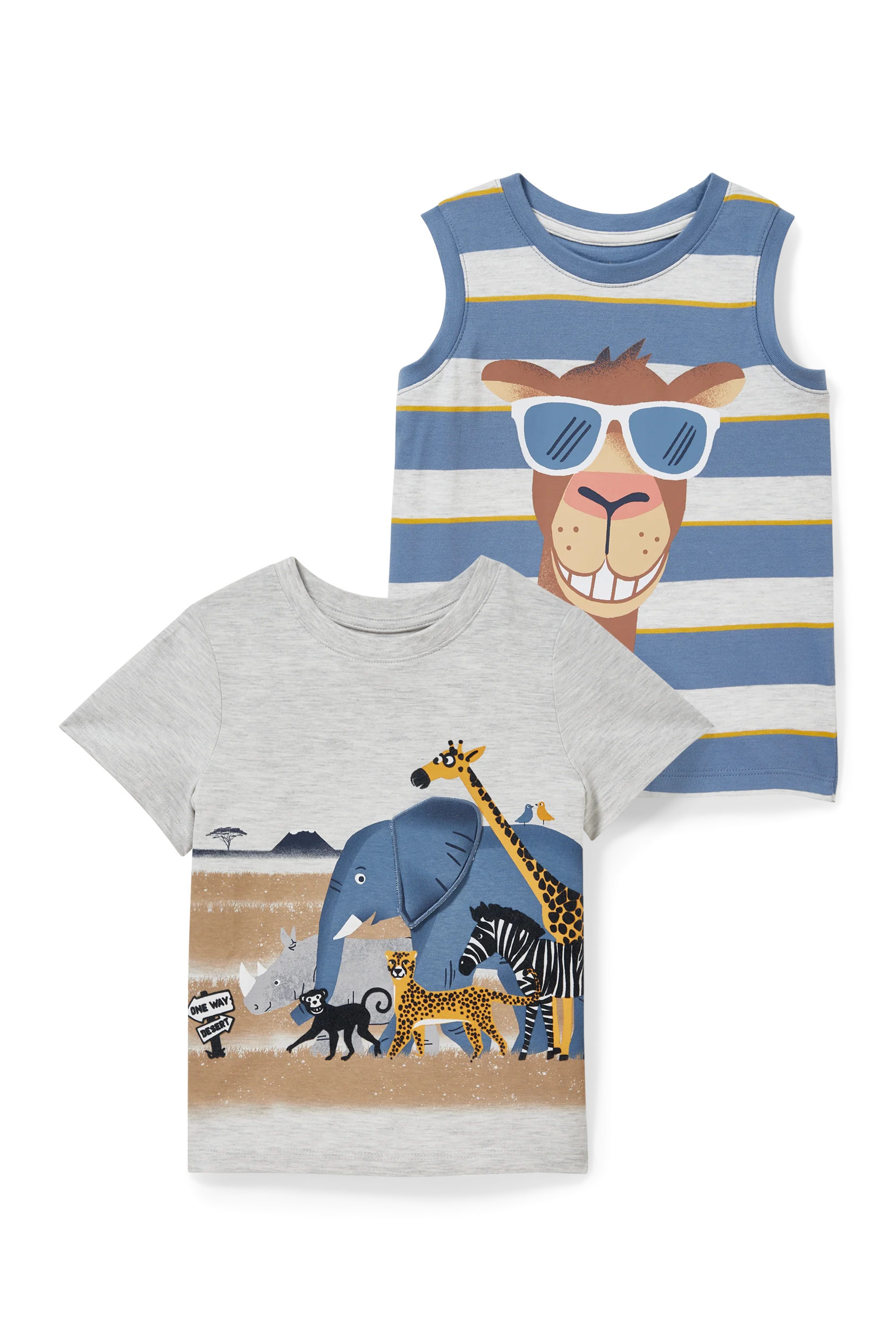 Multipack of 2 - top and short sleeve T-shirt