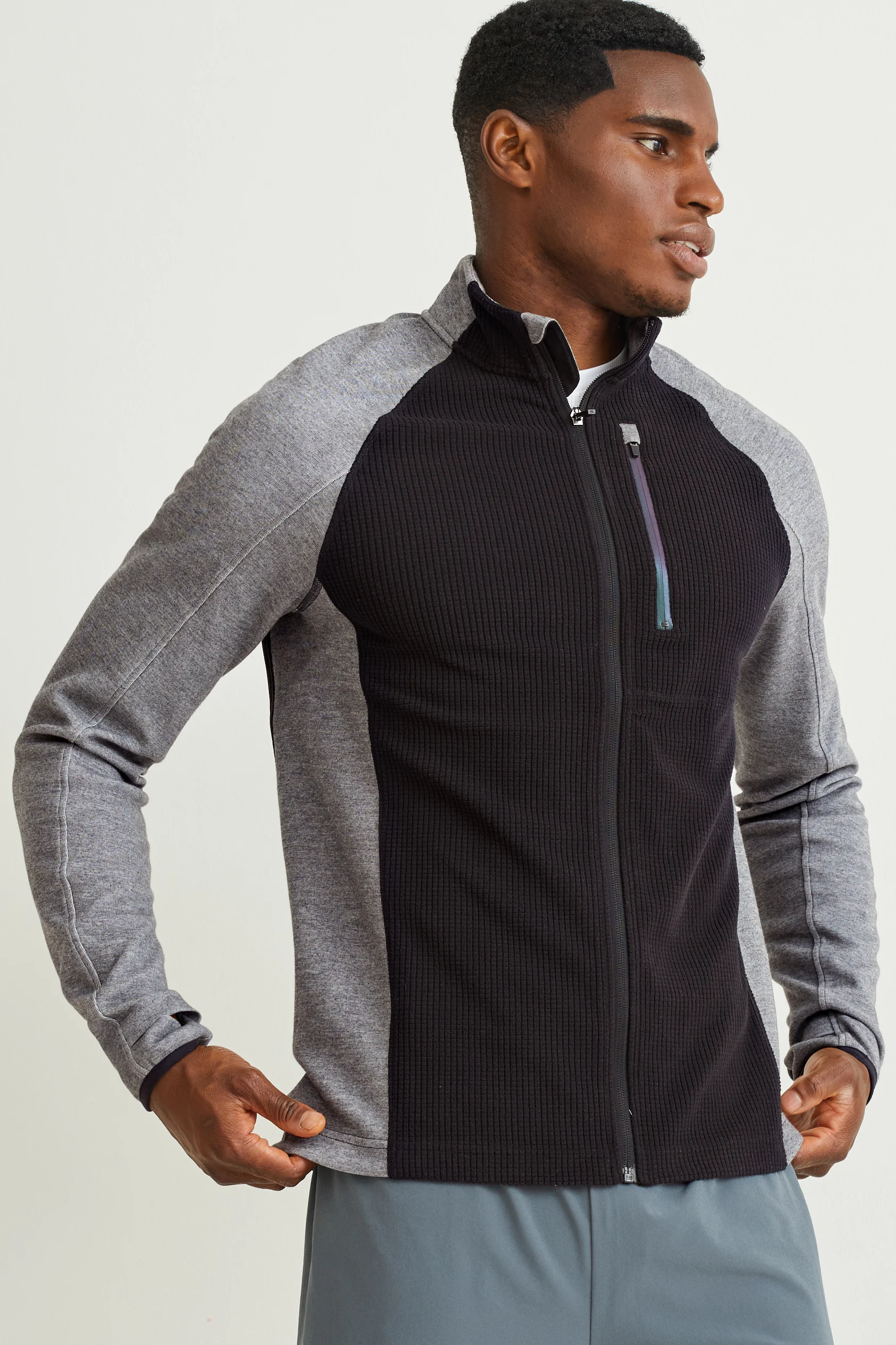 Zip-through sweatshirt