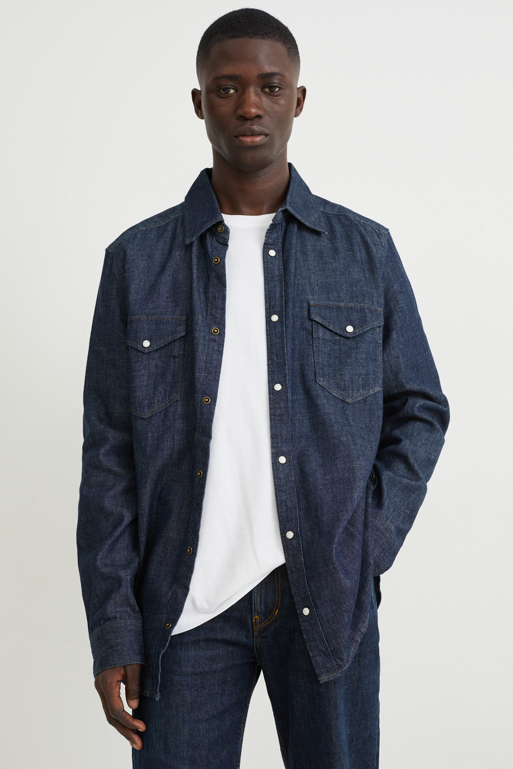 Denim shirt - regular fit - Kent collar