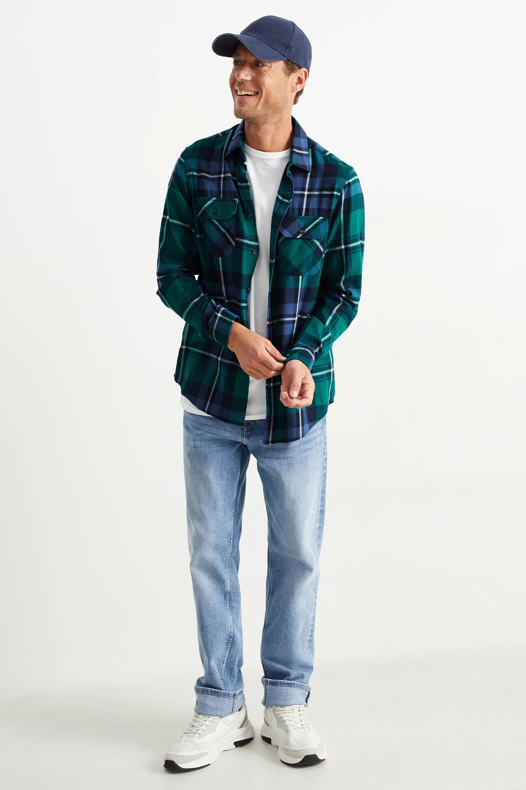 Shirt - regular fit - kent collar - check