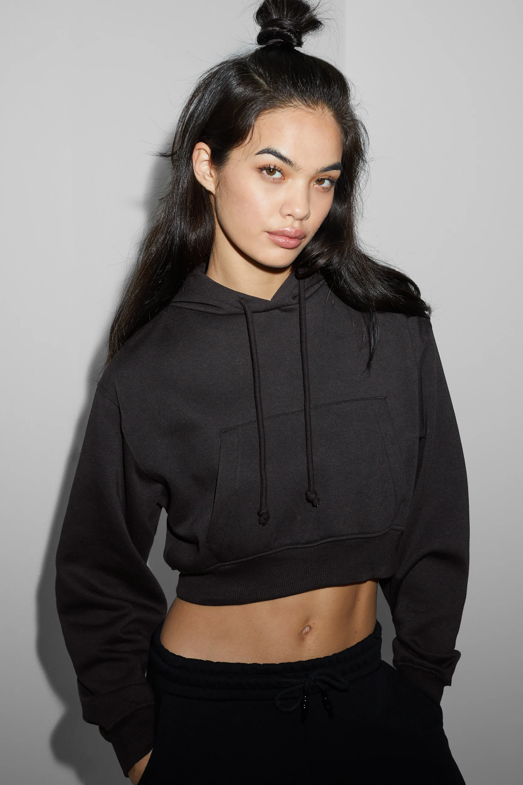 CLOCKHOUSE - cropped hoodie
