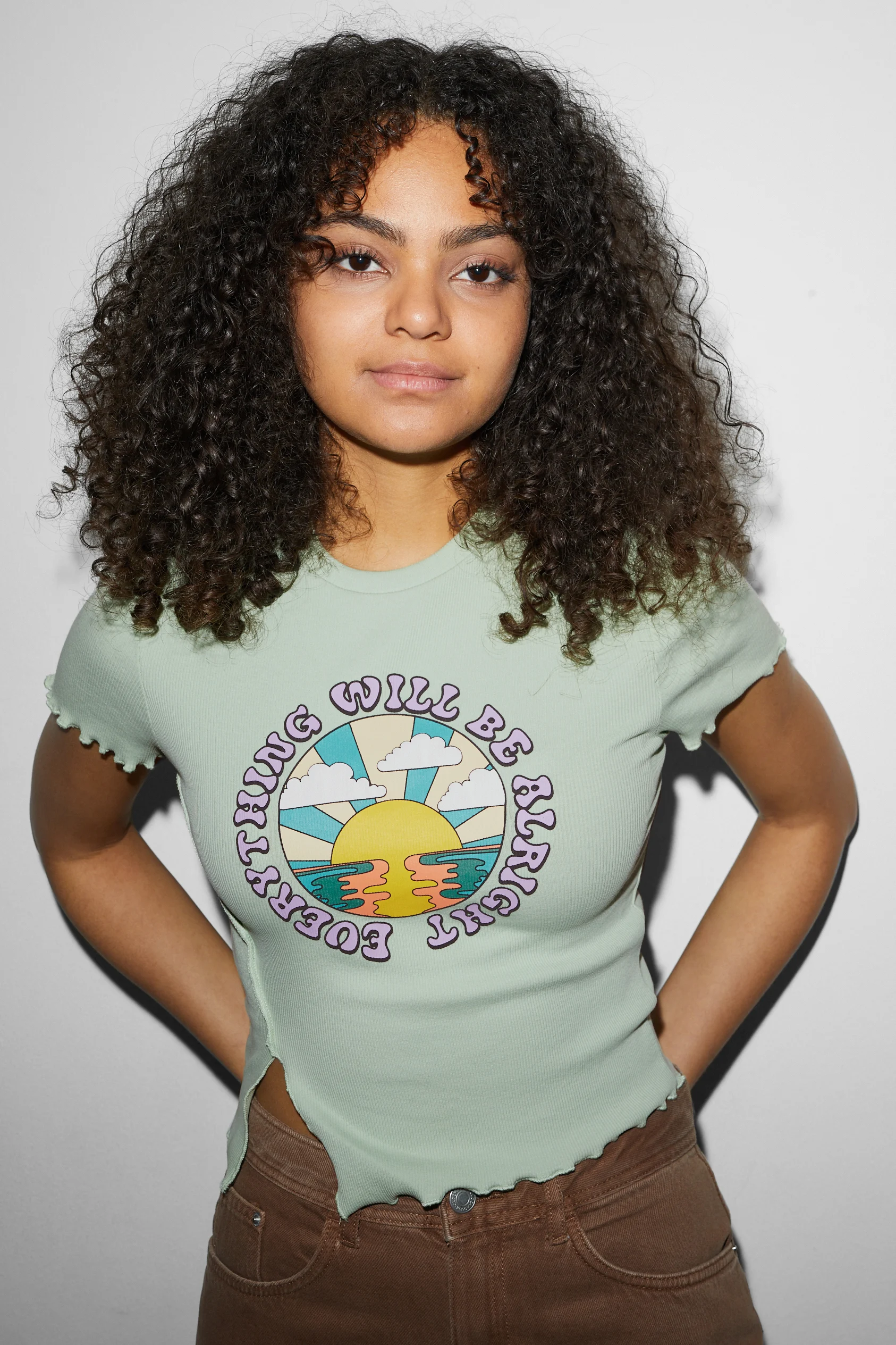 CLOCKHOUSE - cropped T-shirt