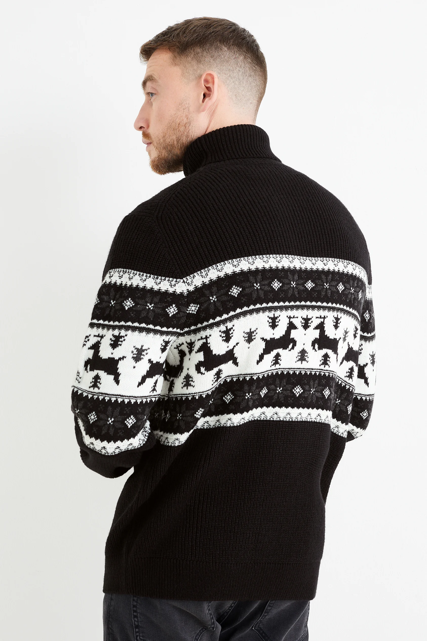 Christmas polo neck jumper
