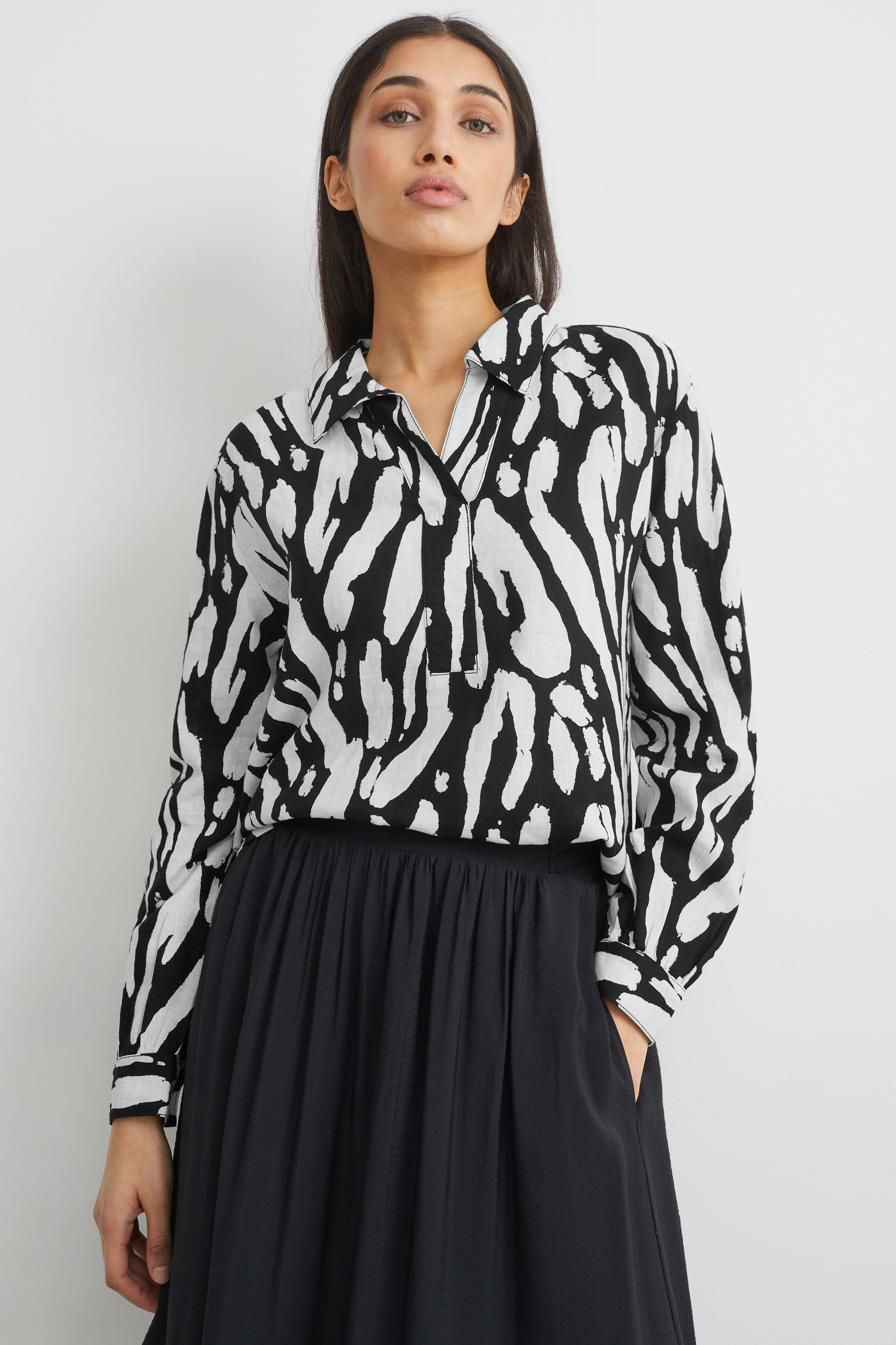 Blouse - patterned
