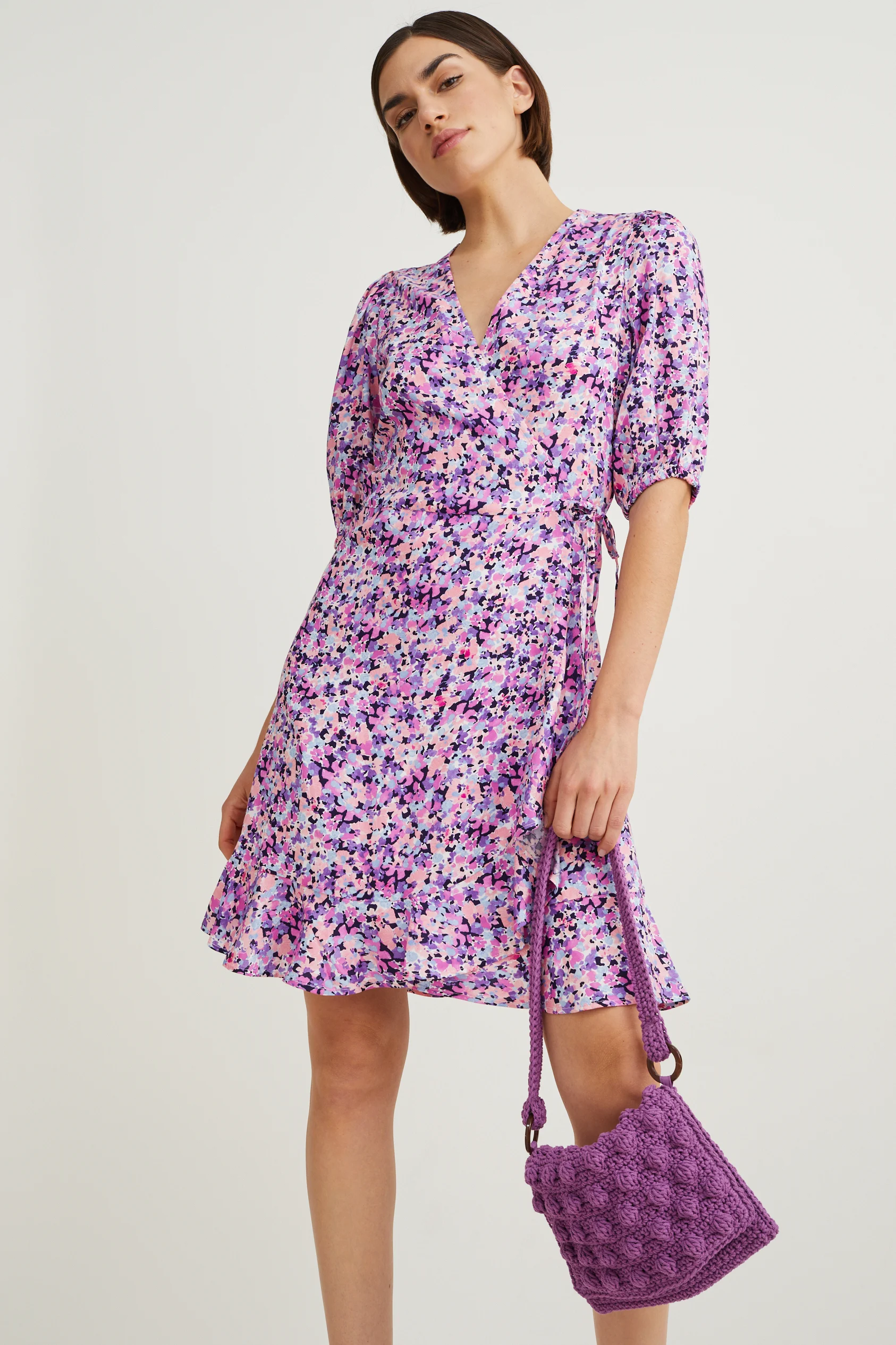Wrap dress - floral