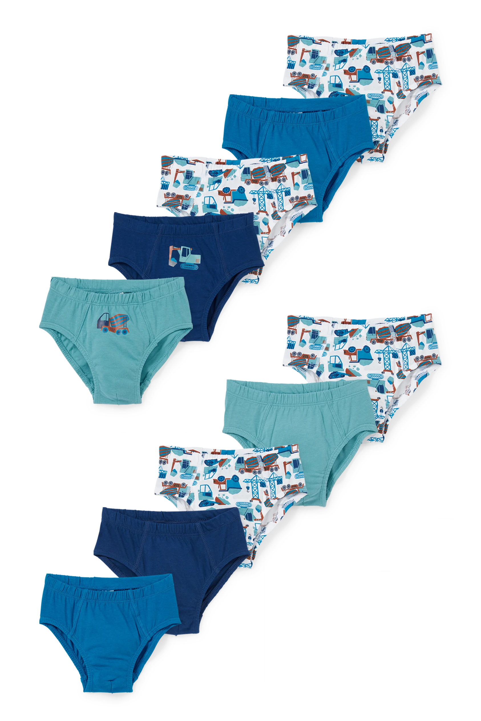 Multipack of 10 - digger - briefs