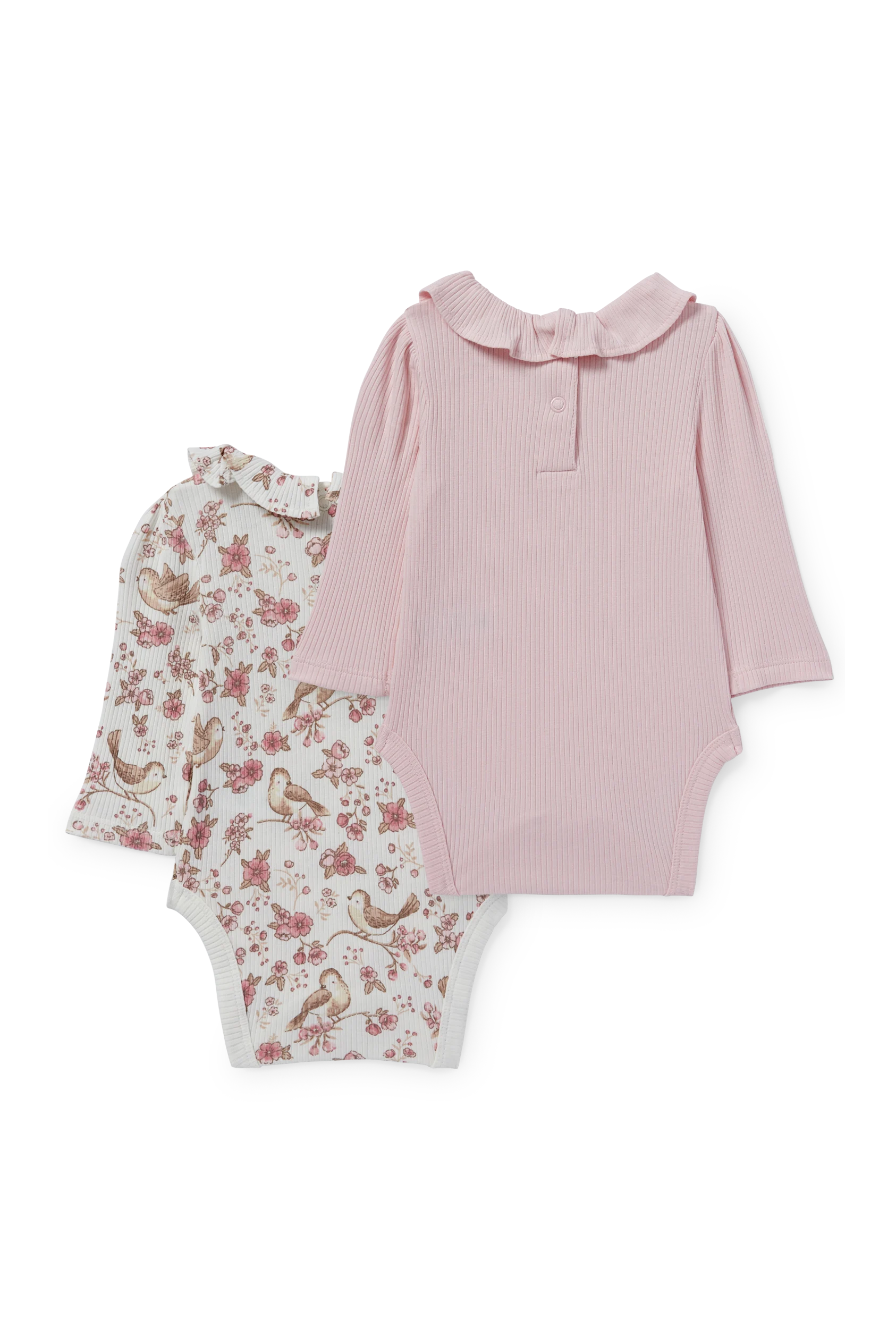 Multipack of 2 - little birds - baby bodysuit