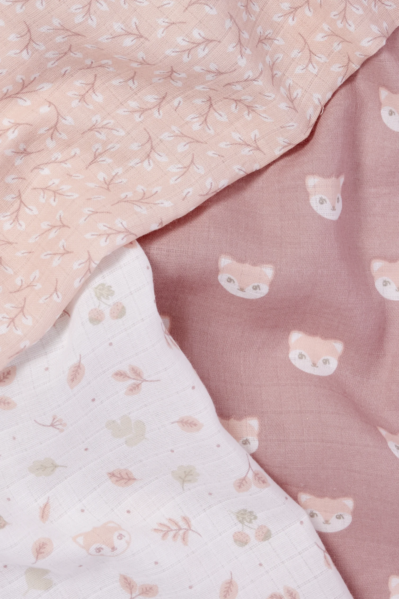 Multipack of 3 - baby muslin square