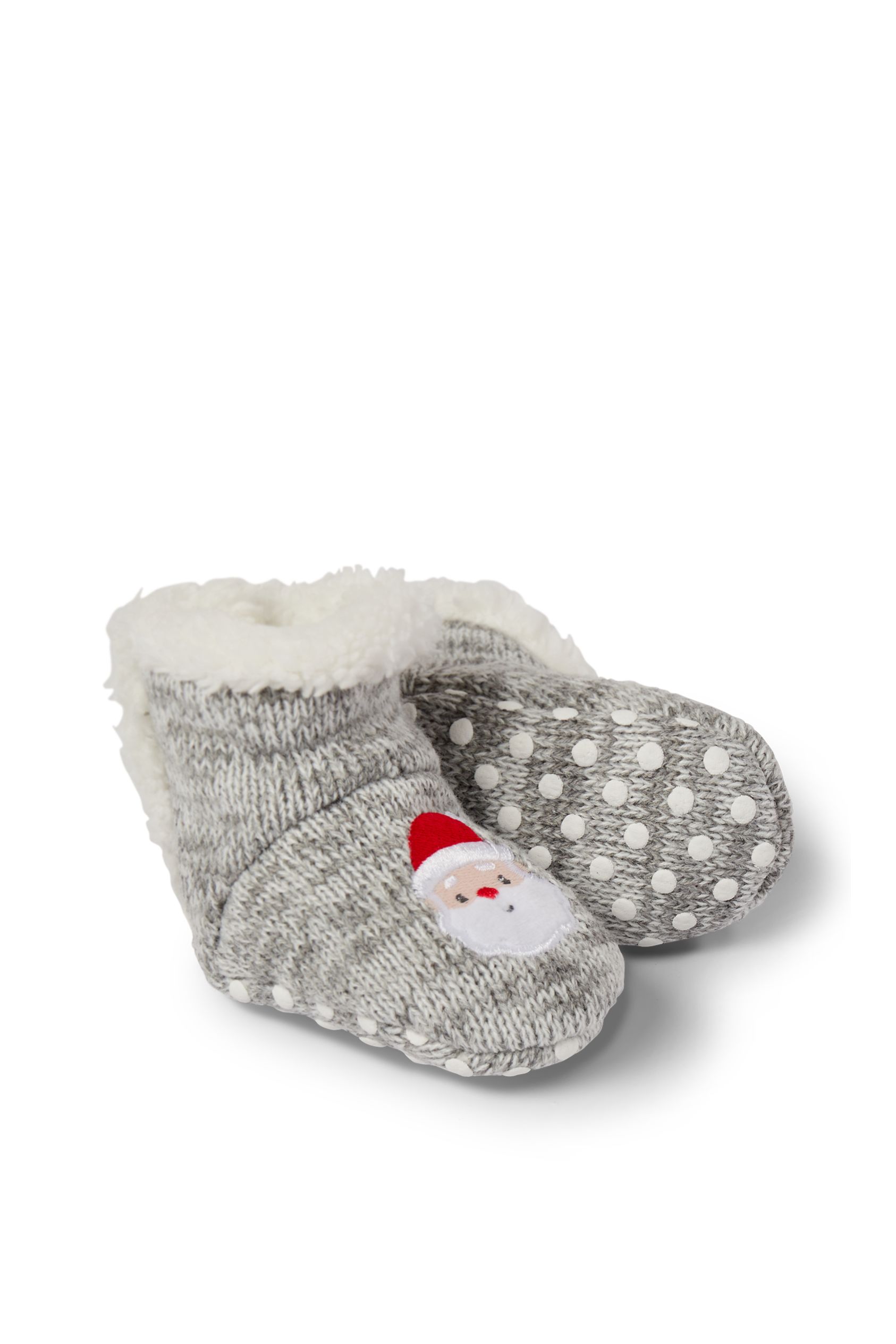 Father Christmas - Baby Christmas booties