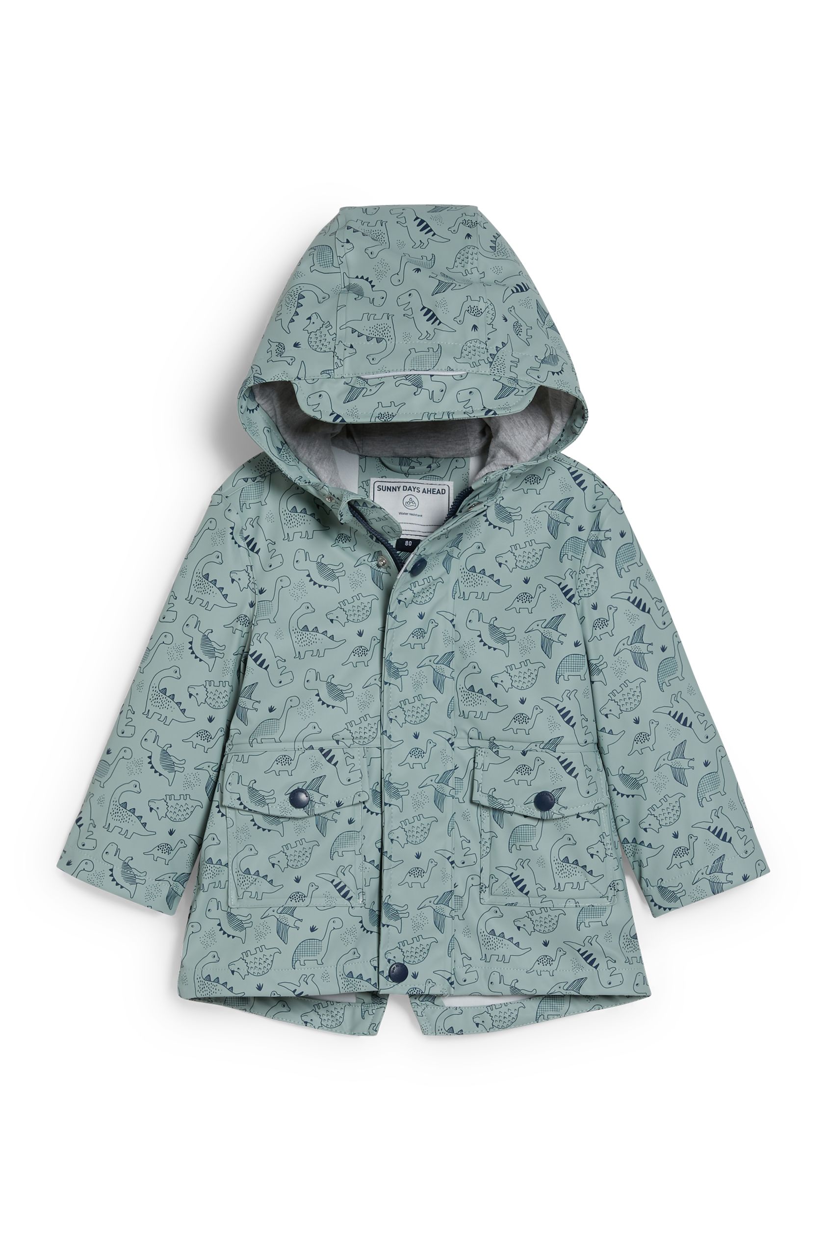 Dinosaur - baby jacket with hood