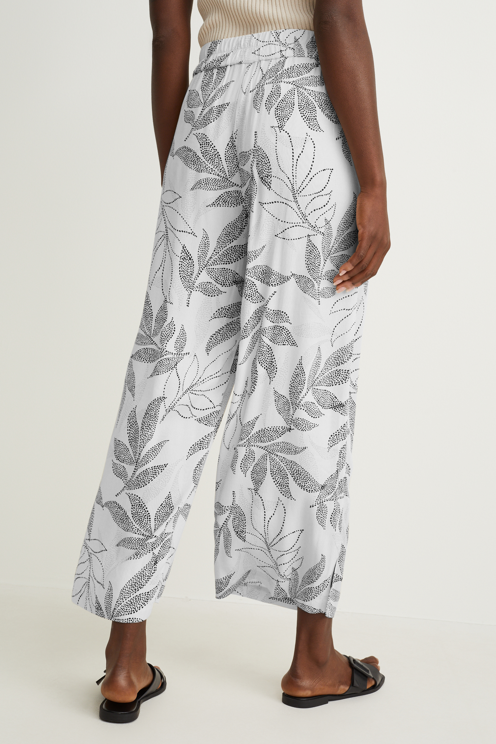 Cloth trousers - high waist - recycled