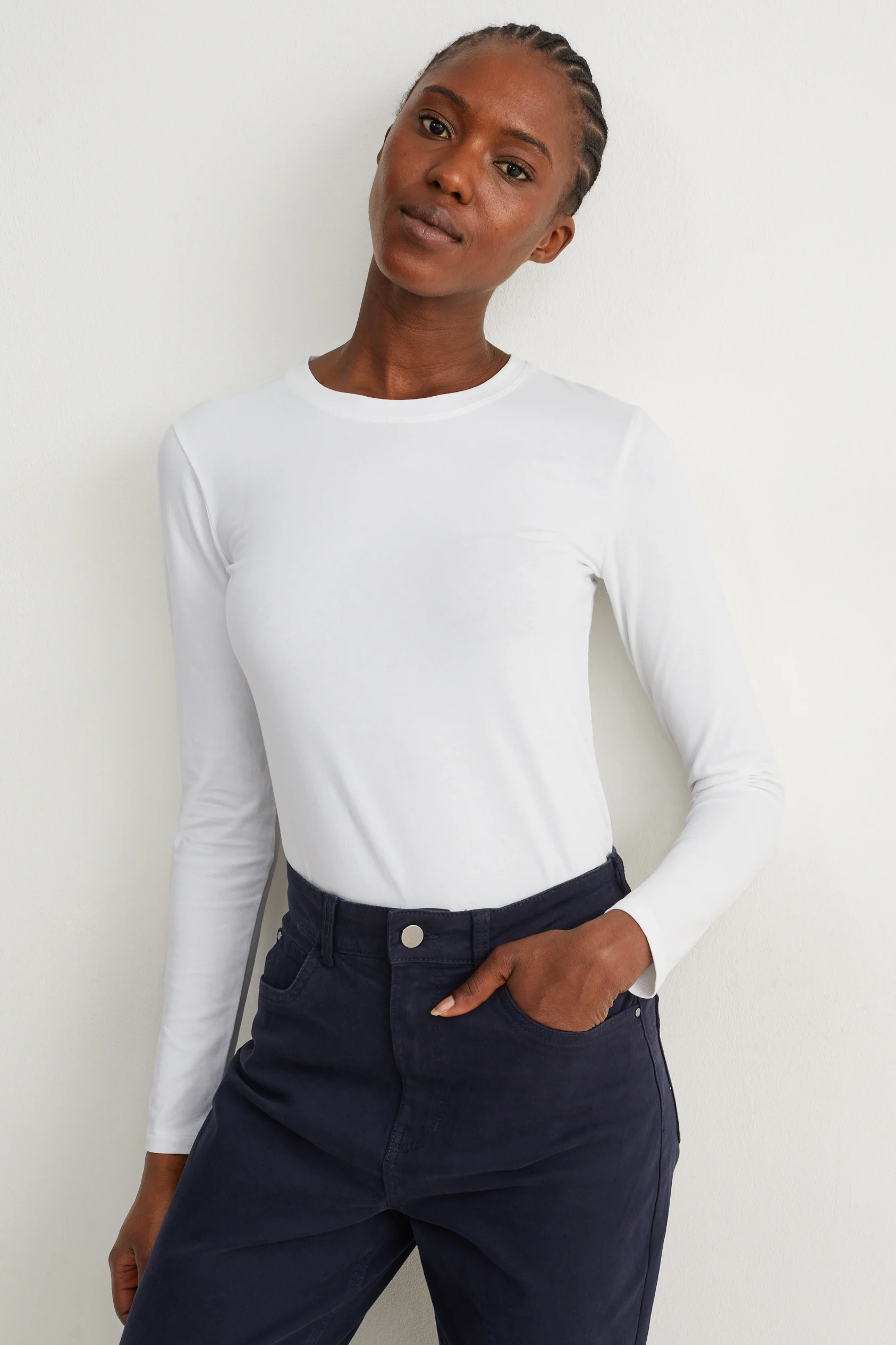 Multipack of 2 - basic long sleeve top
