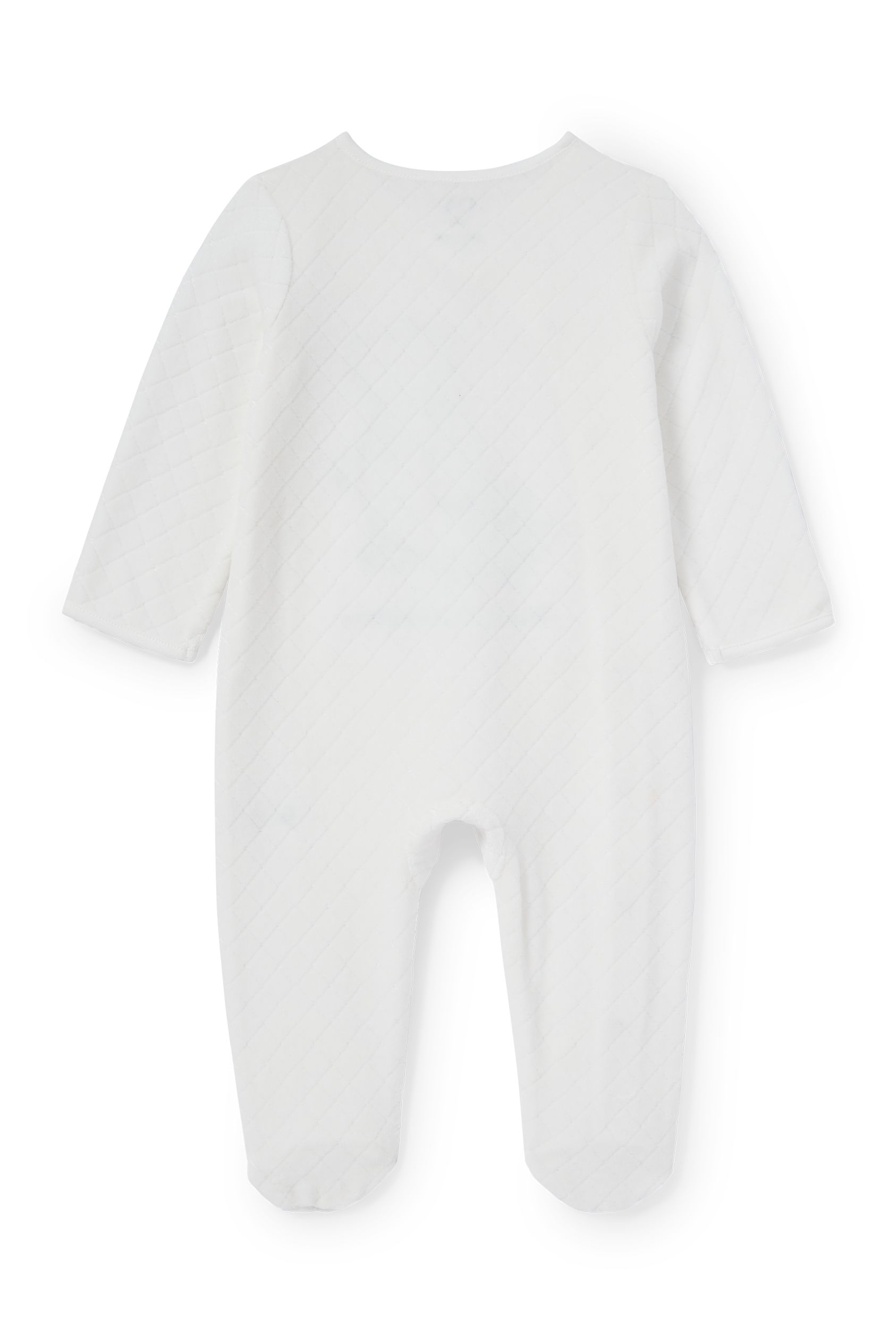 Teddy bear - baby sleepsuit