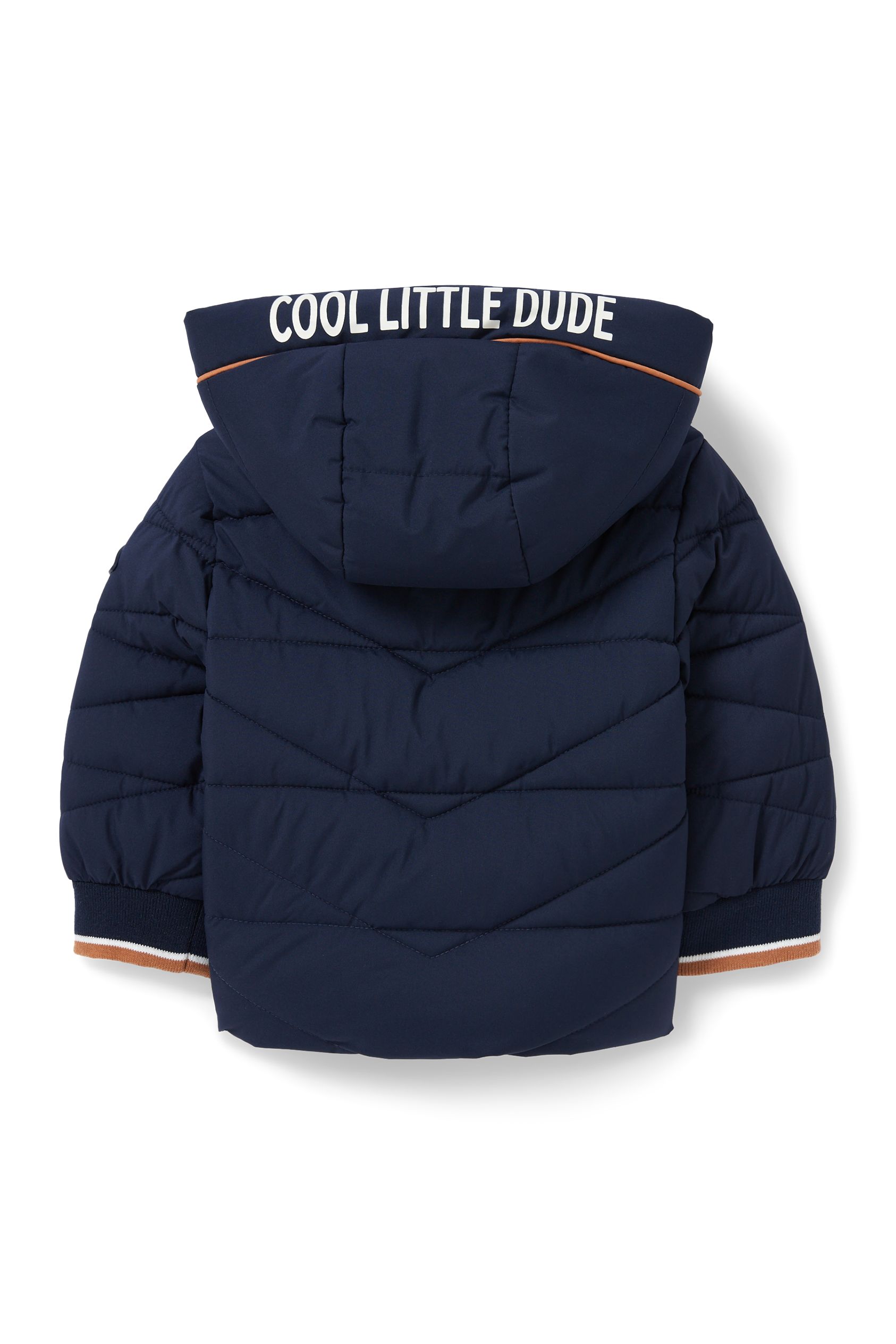 Baby quilted jacket with hood