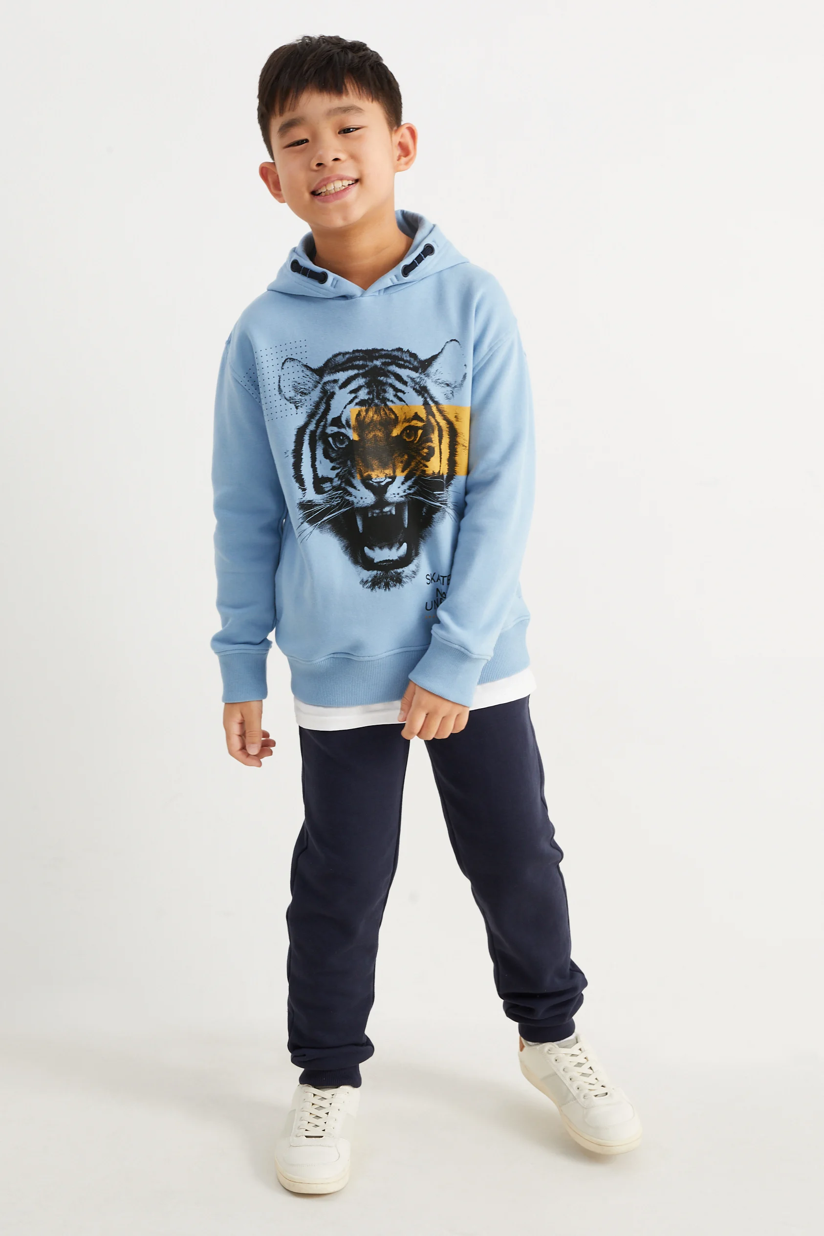 Set - tiger - hoodie and joggers - 2 piece