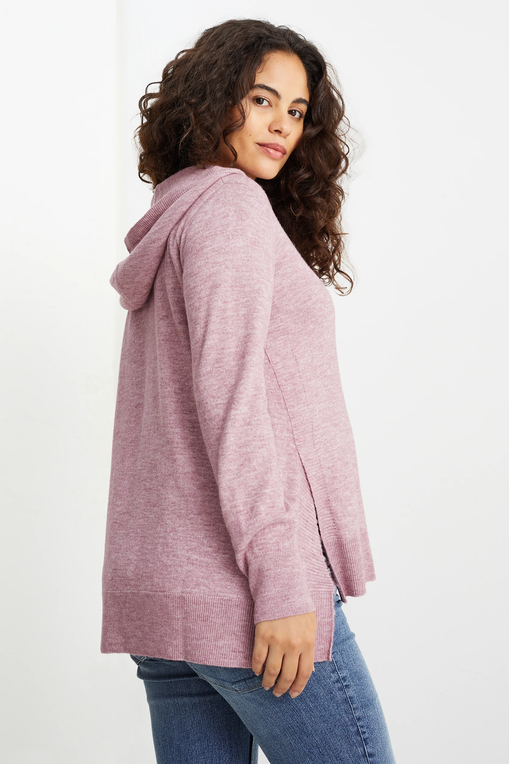 Nursing hooded jumper