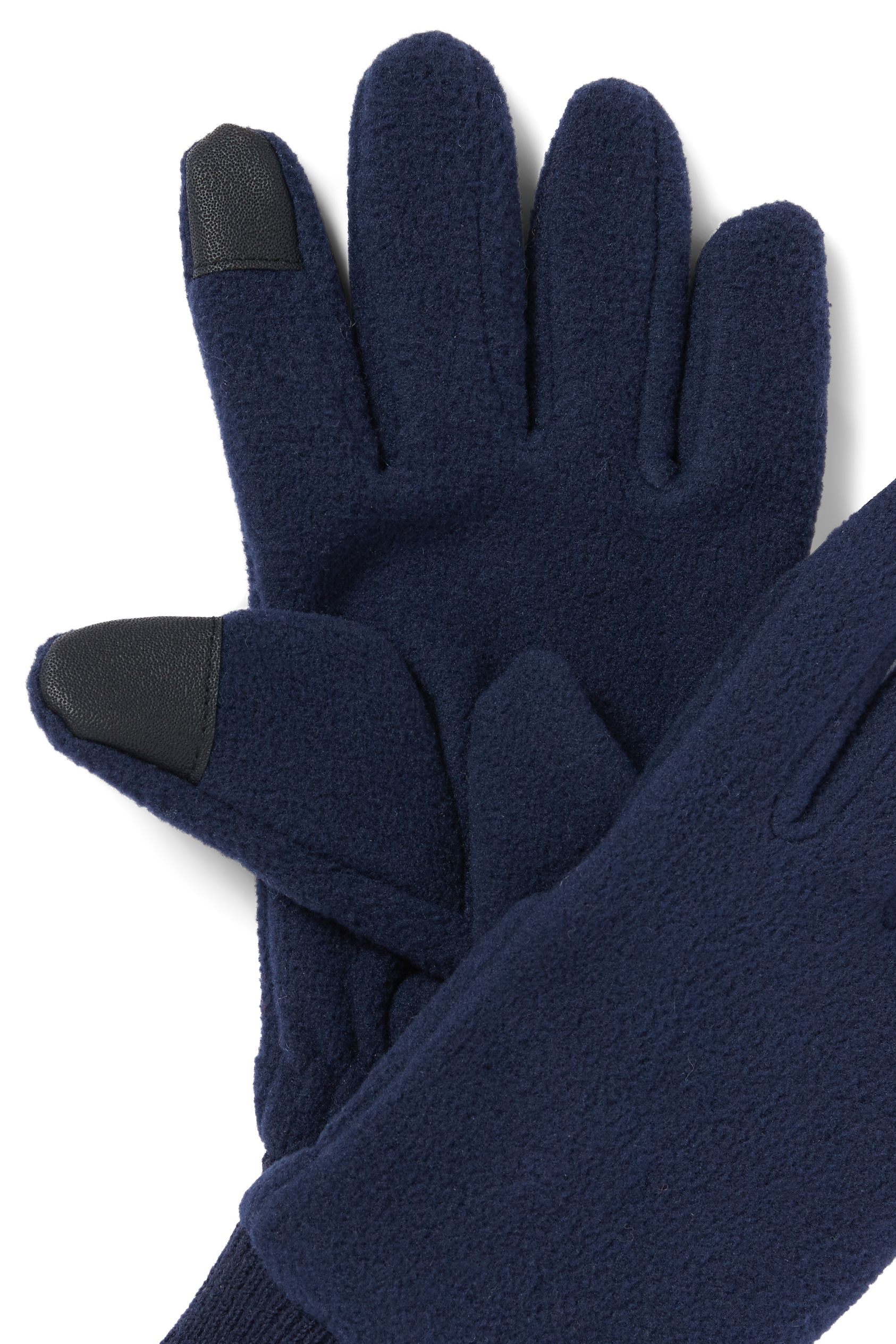 Fleece touchscreen gloves