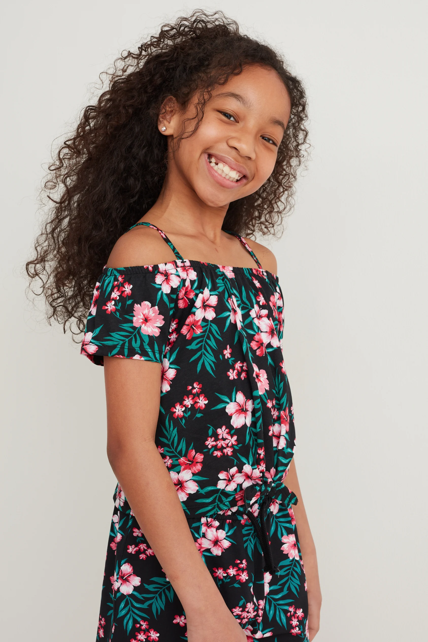 Multipack of 3 - short sleeve top with knot detail