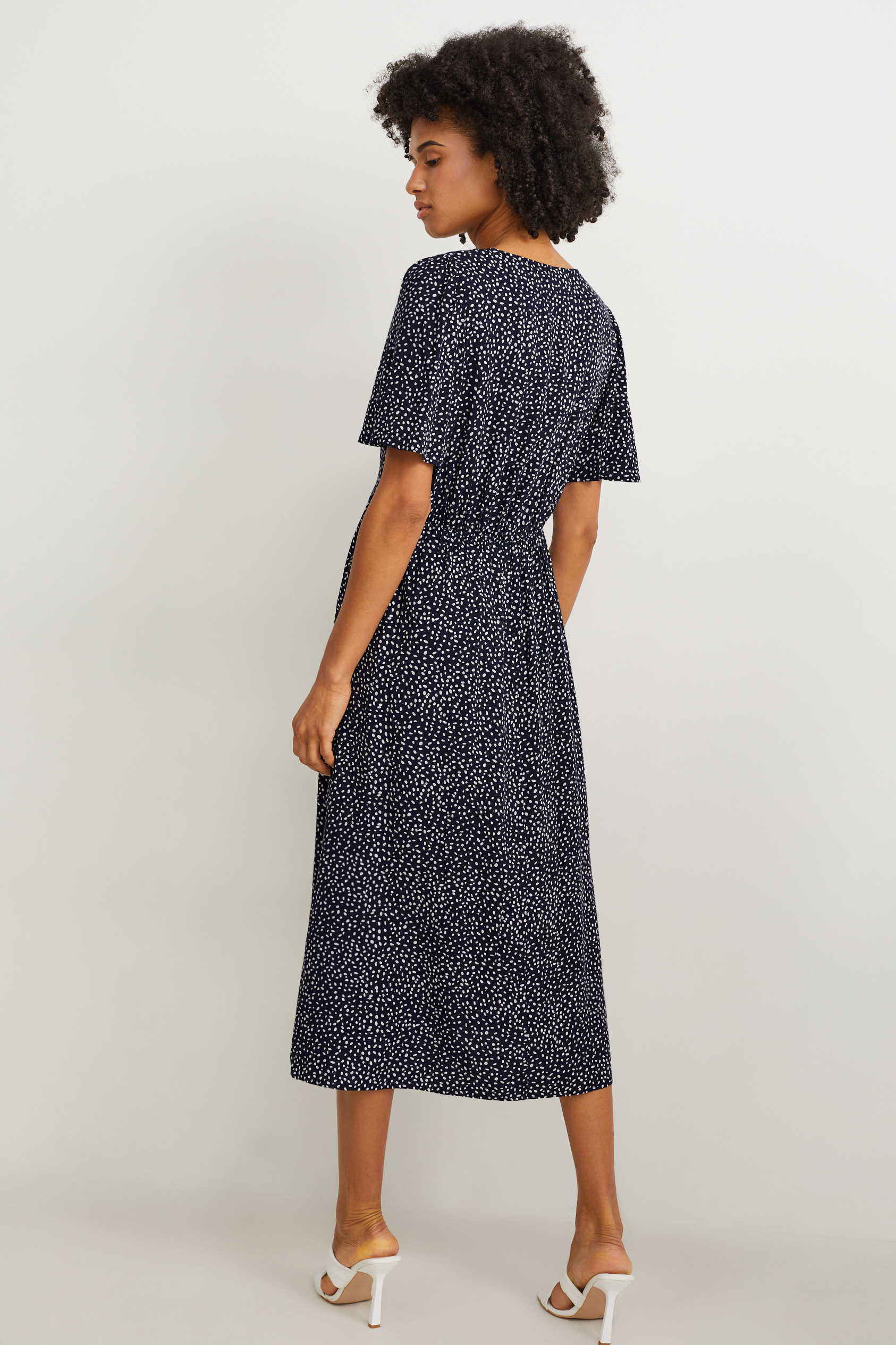 Empire dress - polka dot