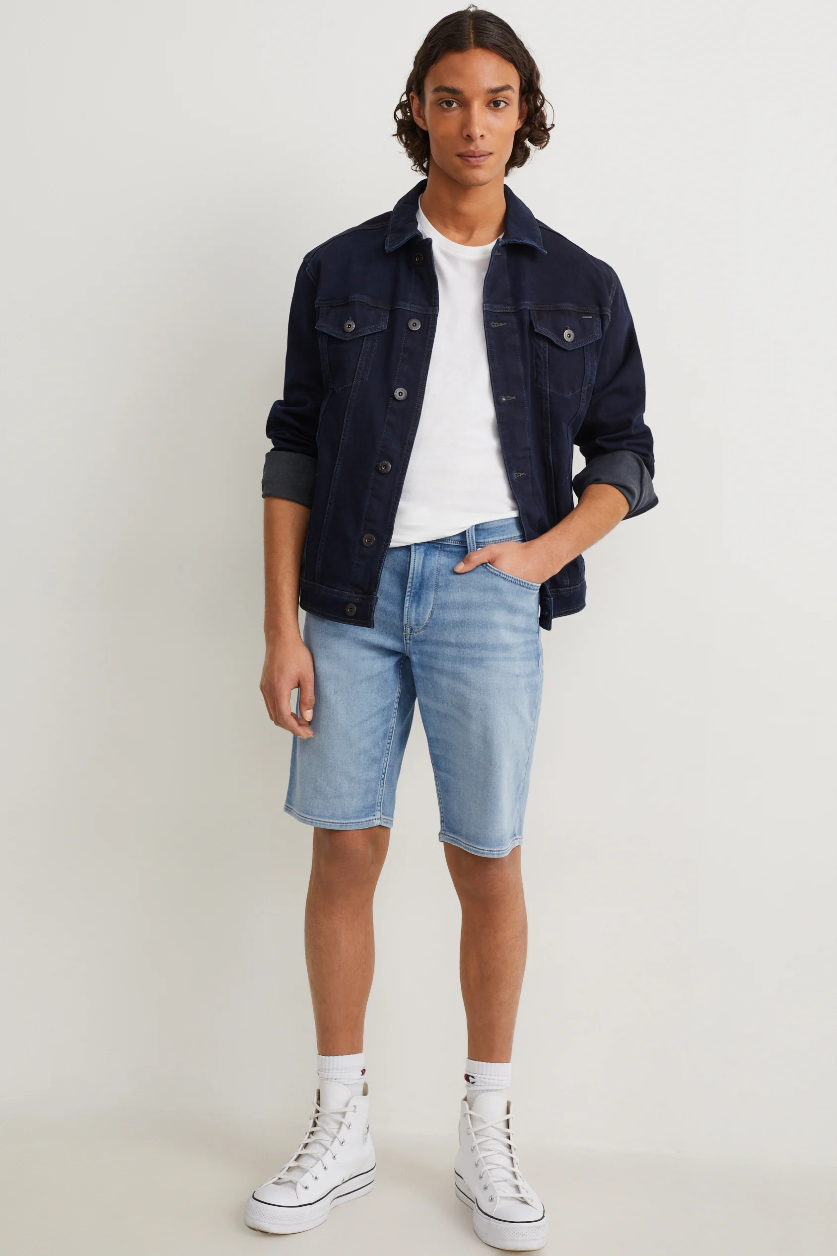 Denim shorts - Flex jog denim - LYCRA?