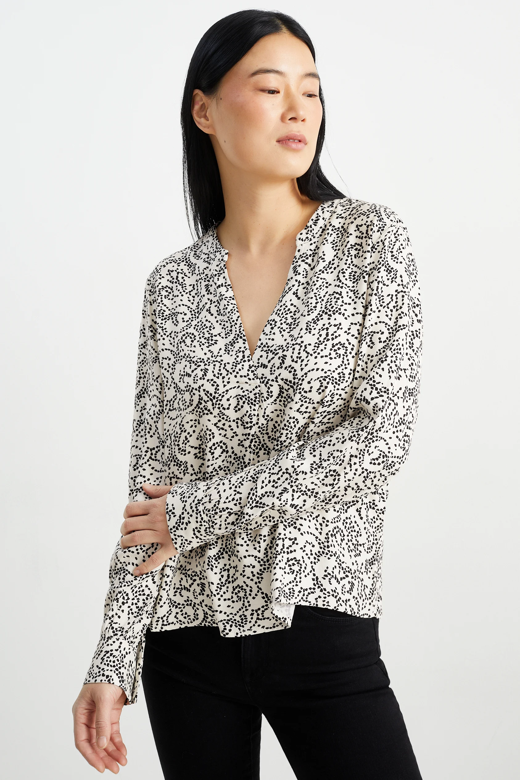 Blouse - patterned