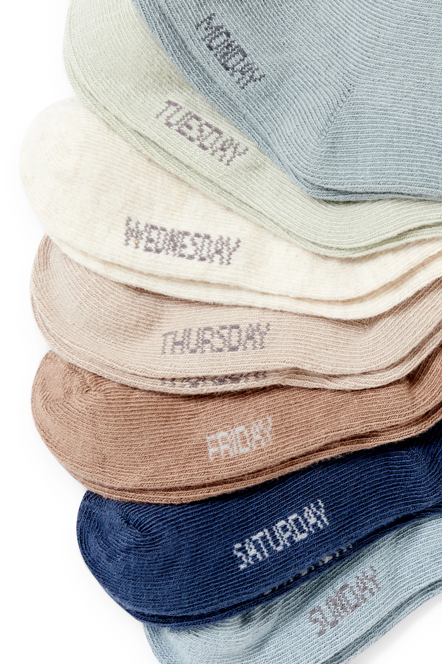 Multipack of 7 - days of the week - baby socks with motif