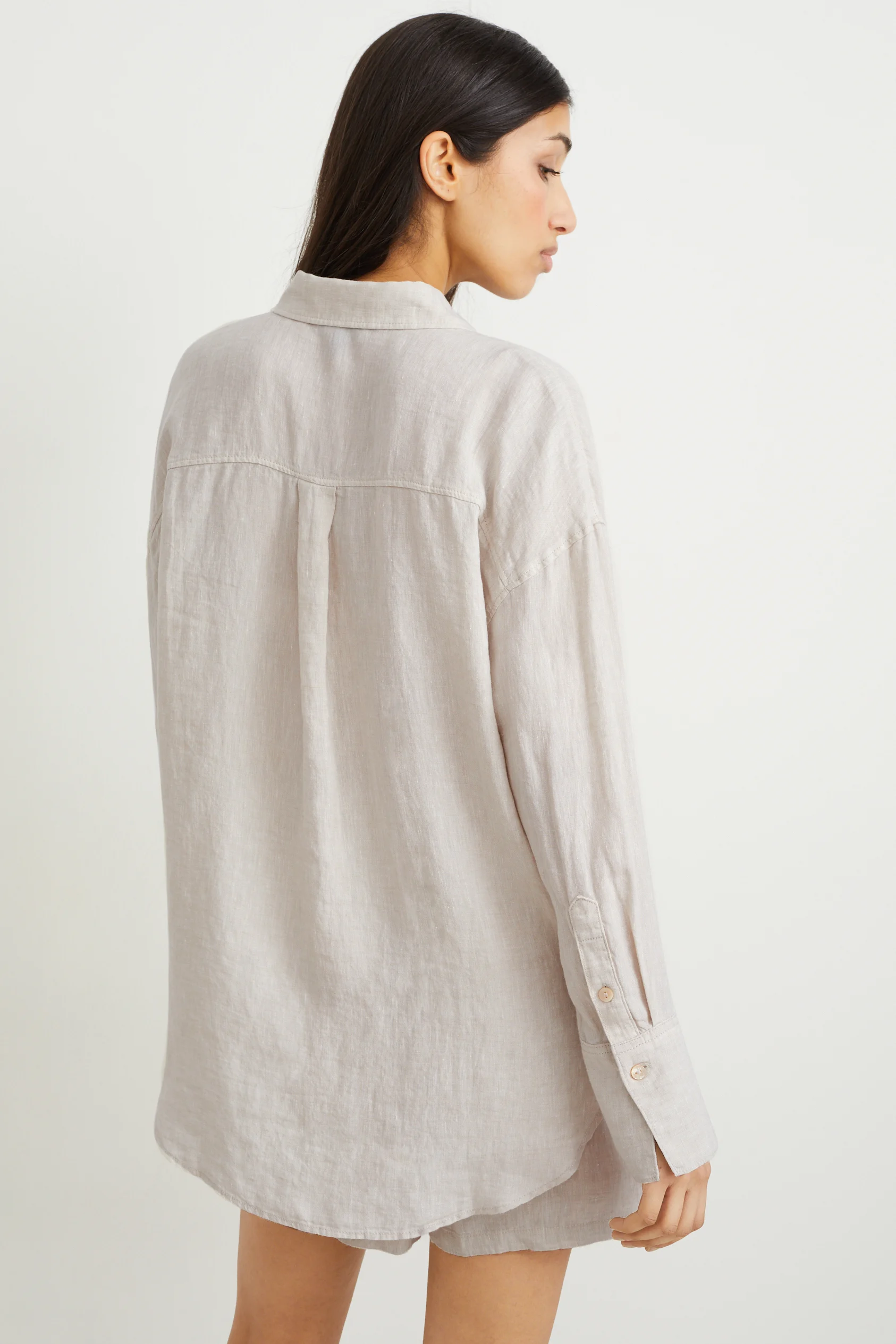 Basic linen blouse