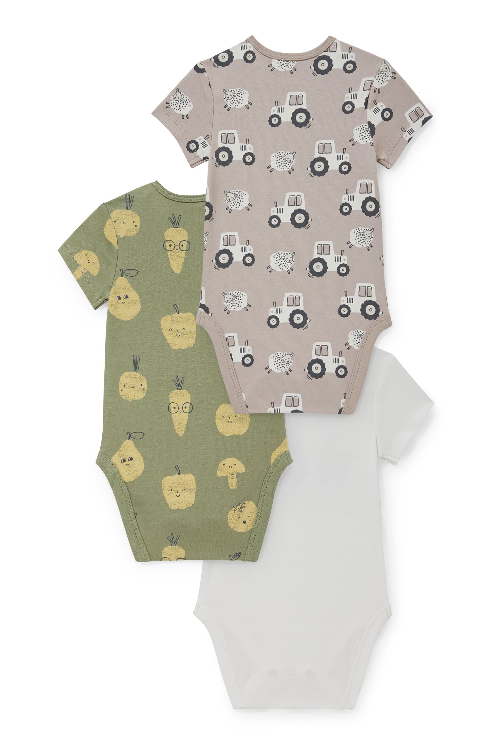 Multipack of 3 - baby bodysuit